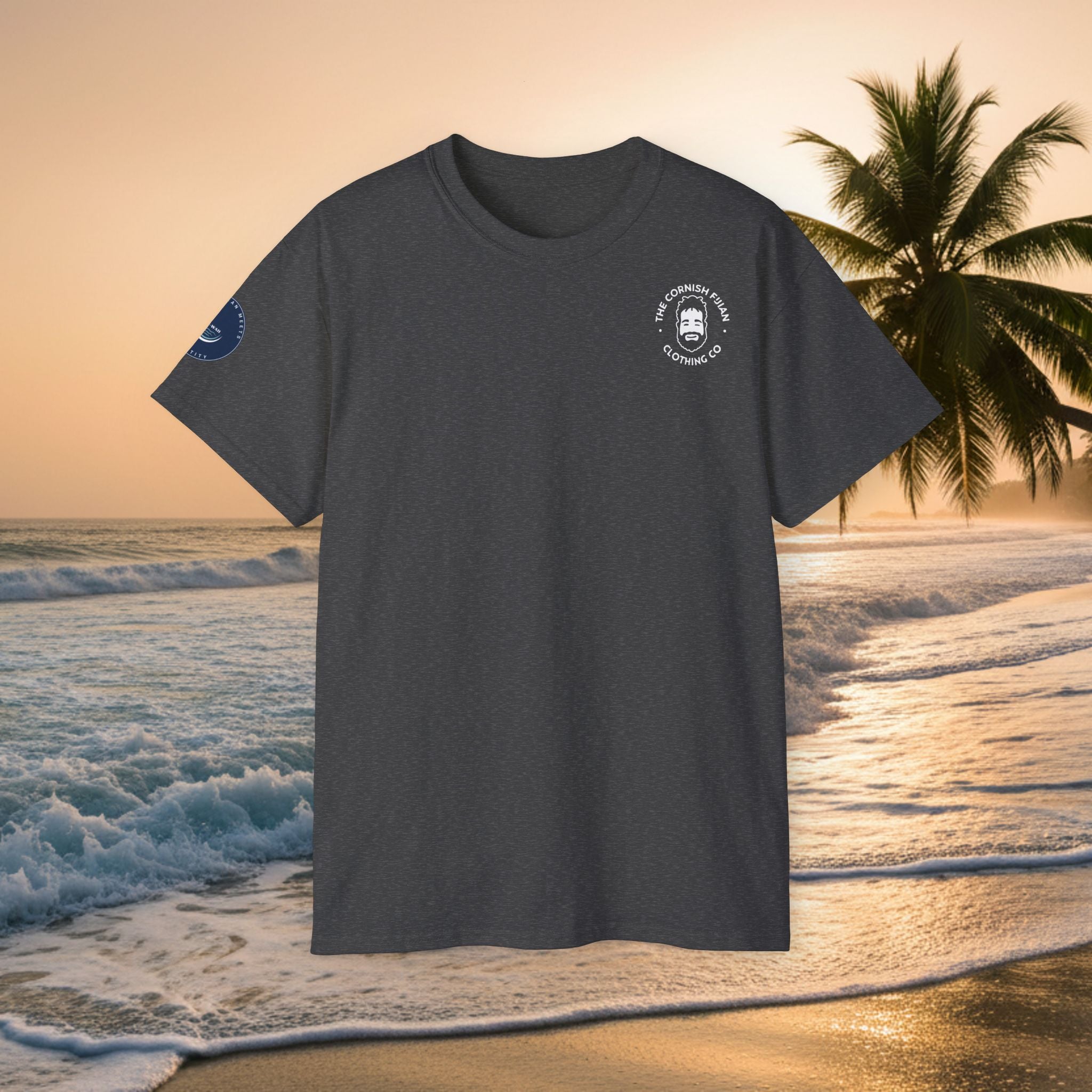 'The Cornish Fijian' Logo Medium Weight T-Shirt