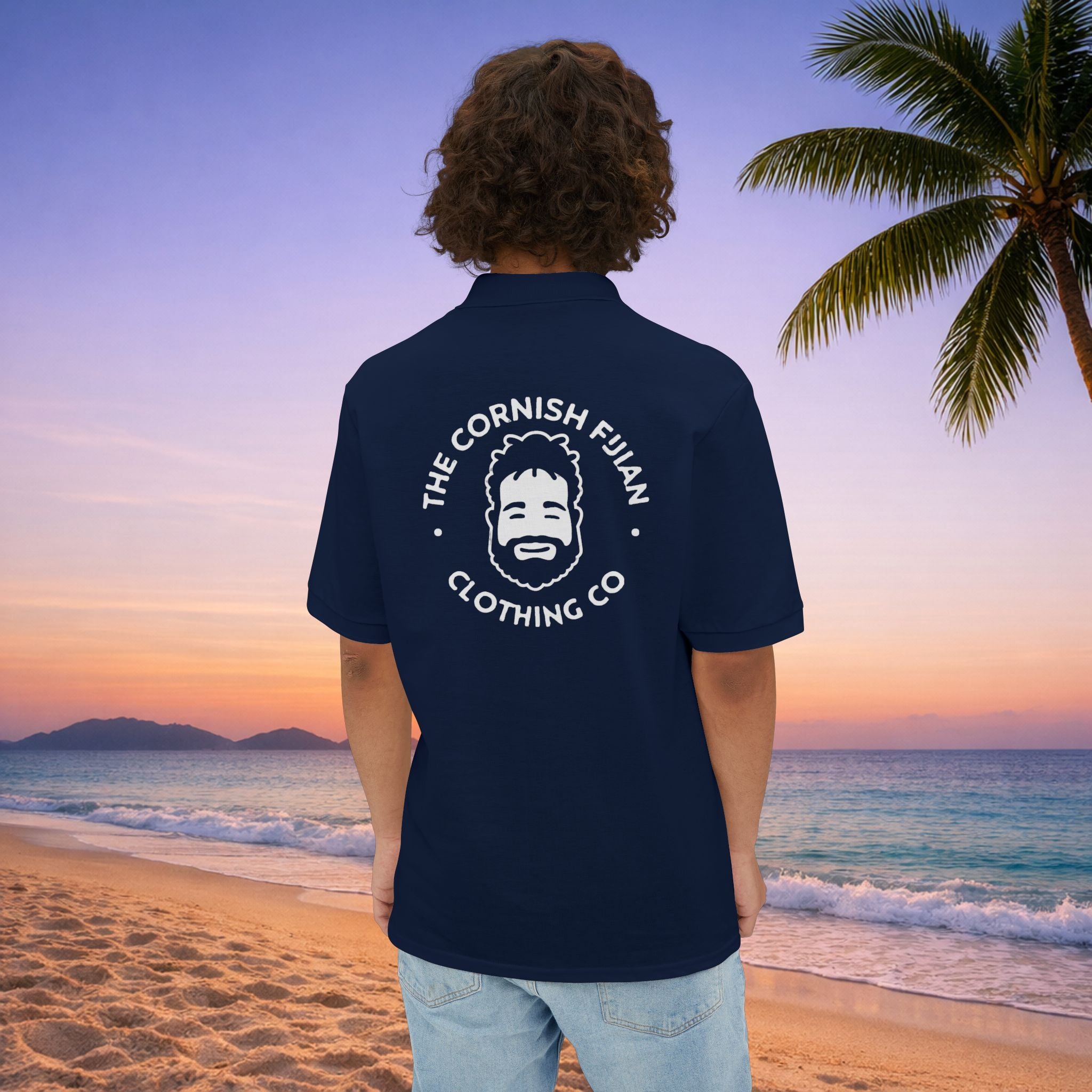 'The Cornish Fijian' - Men's Pique Polo