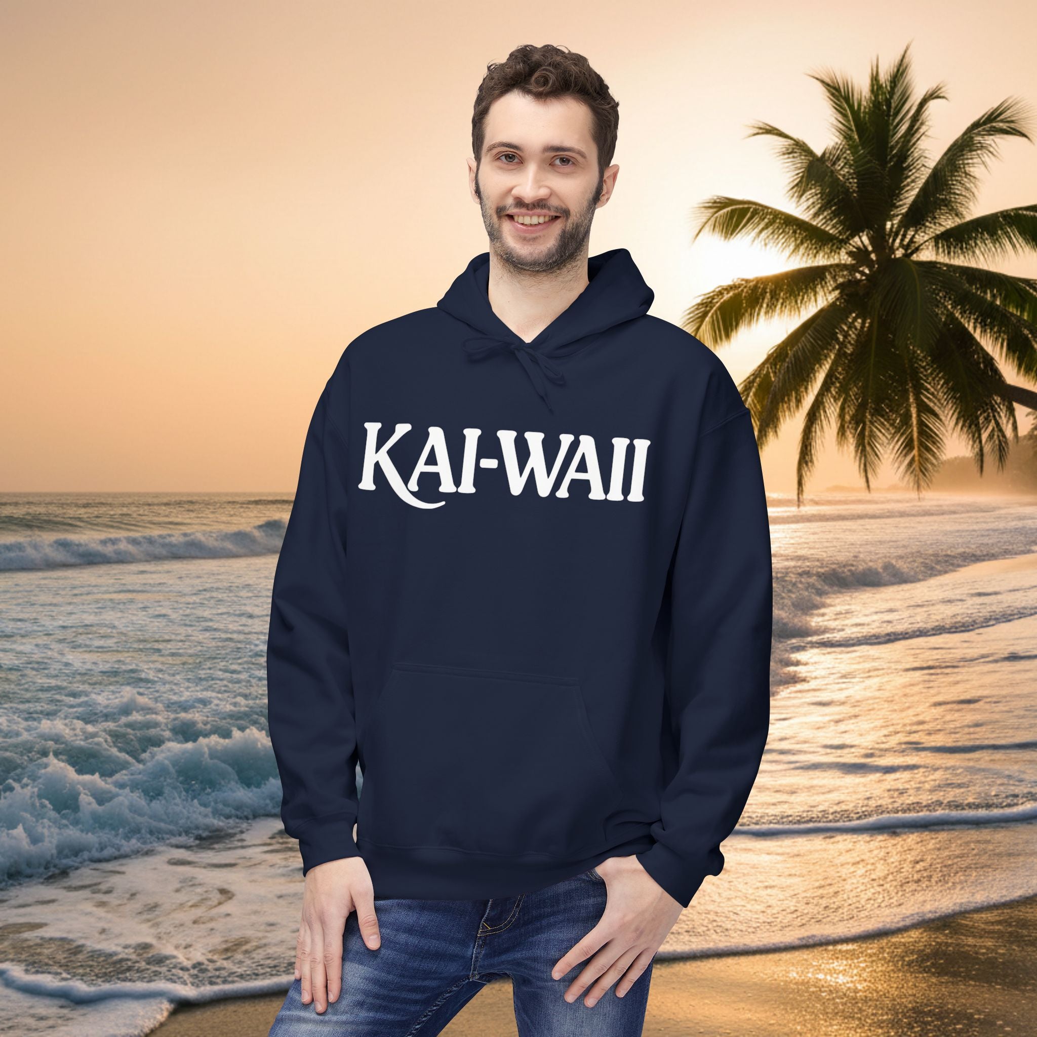 KAI-WAII Ocean Escape Hoodie — Graphic Pullover