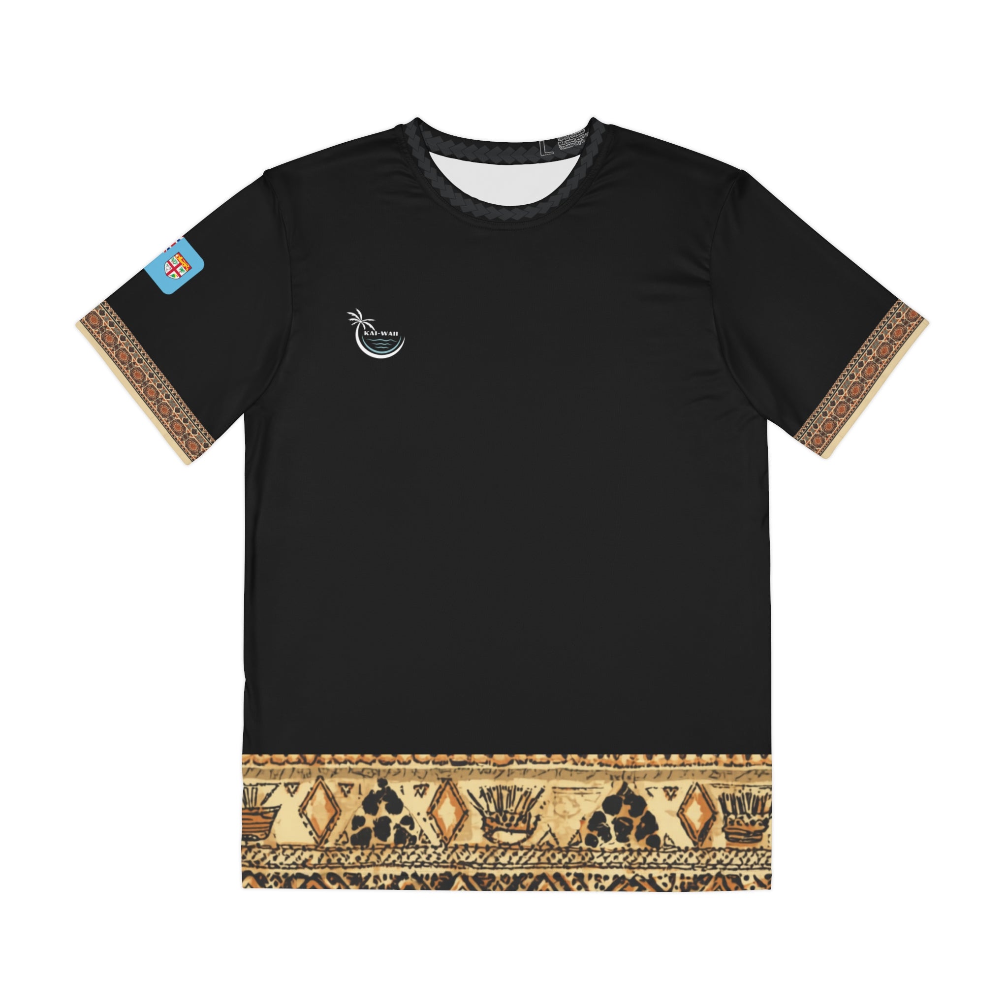 Kai-Waii Tribal Print Polyester Tee