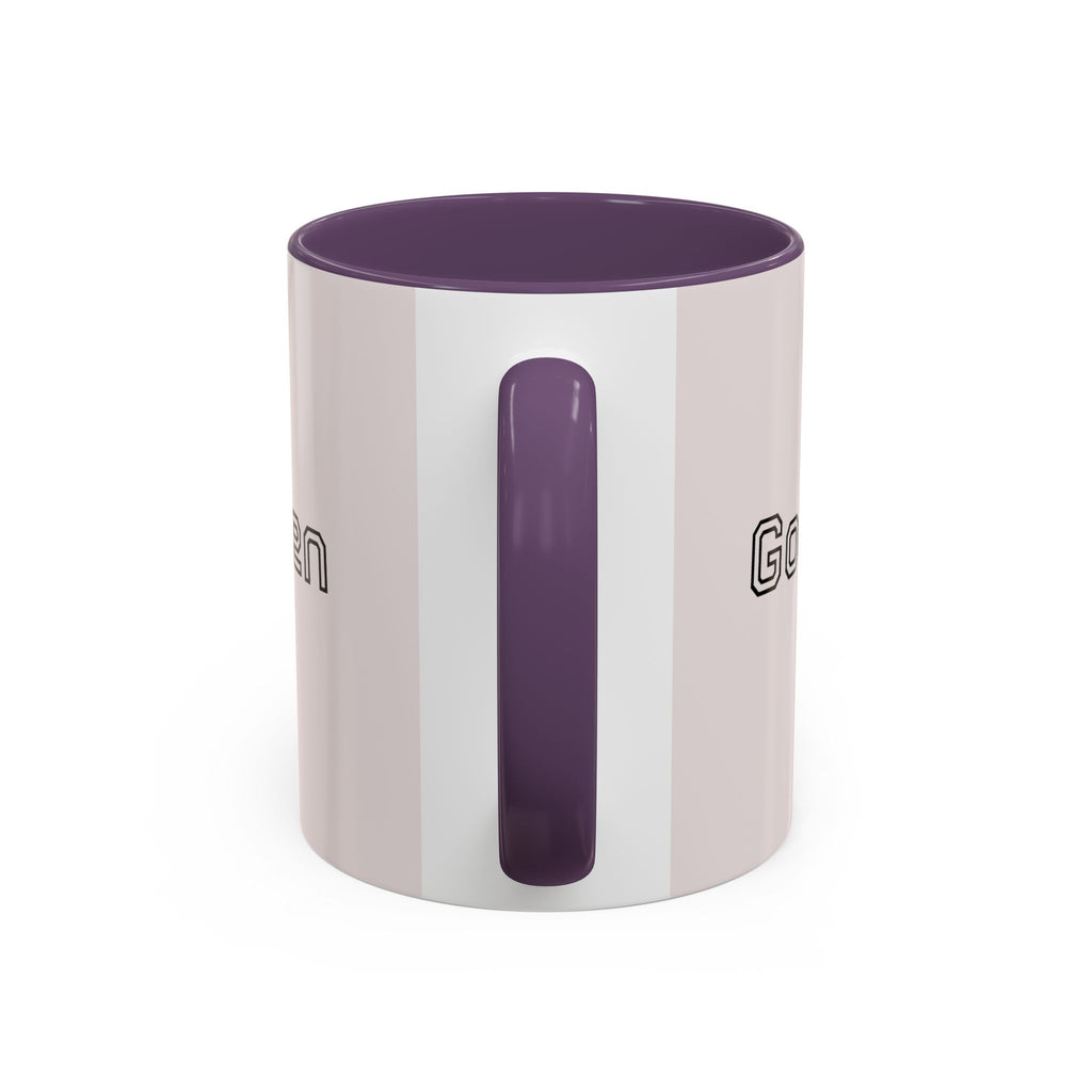 Motivational Accent Coffee Mug — "God Made It Happen" Inspirational Latte Mug
