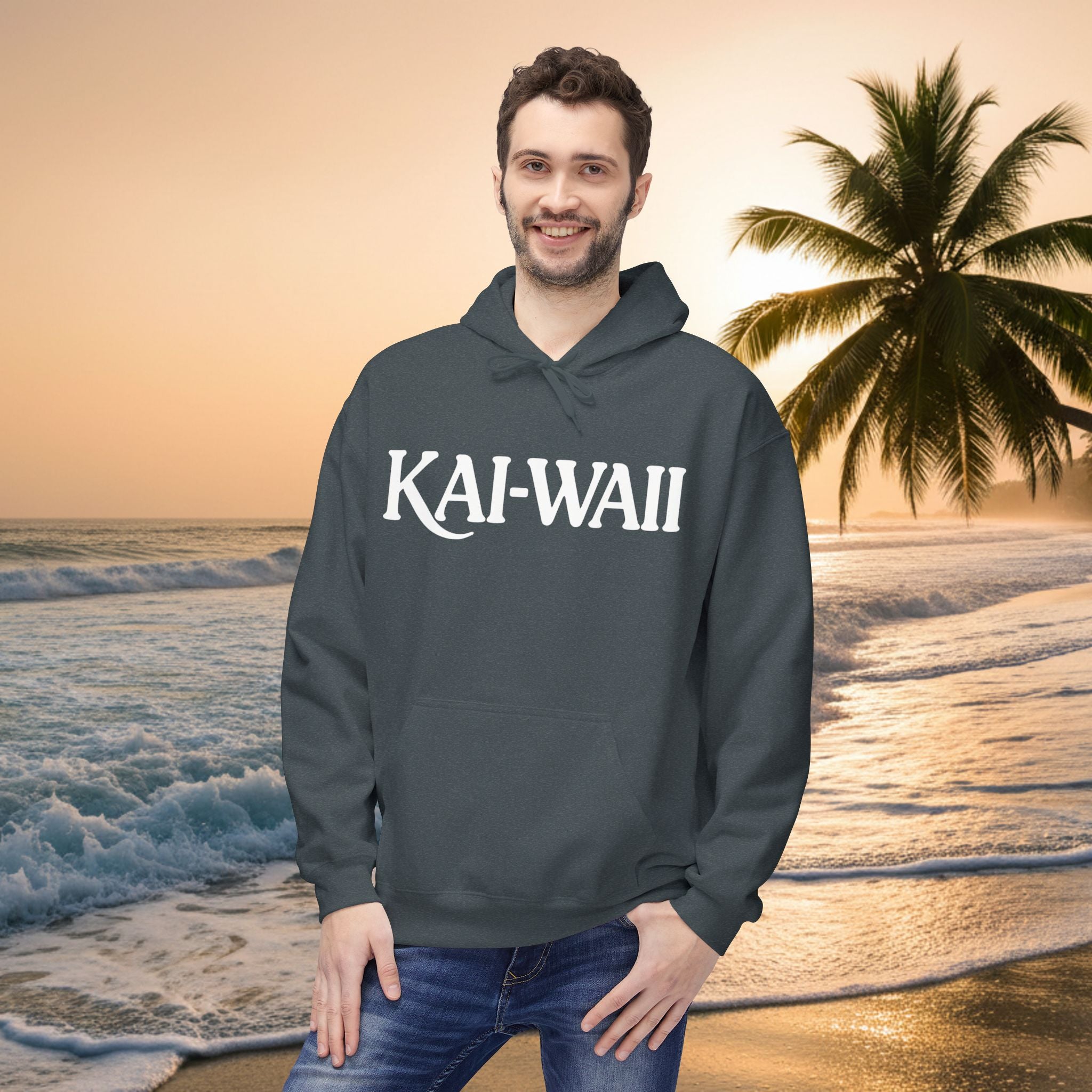 KAI-WAII Ocean Escape Hoodie — Graphic Pullover