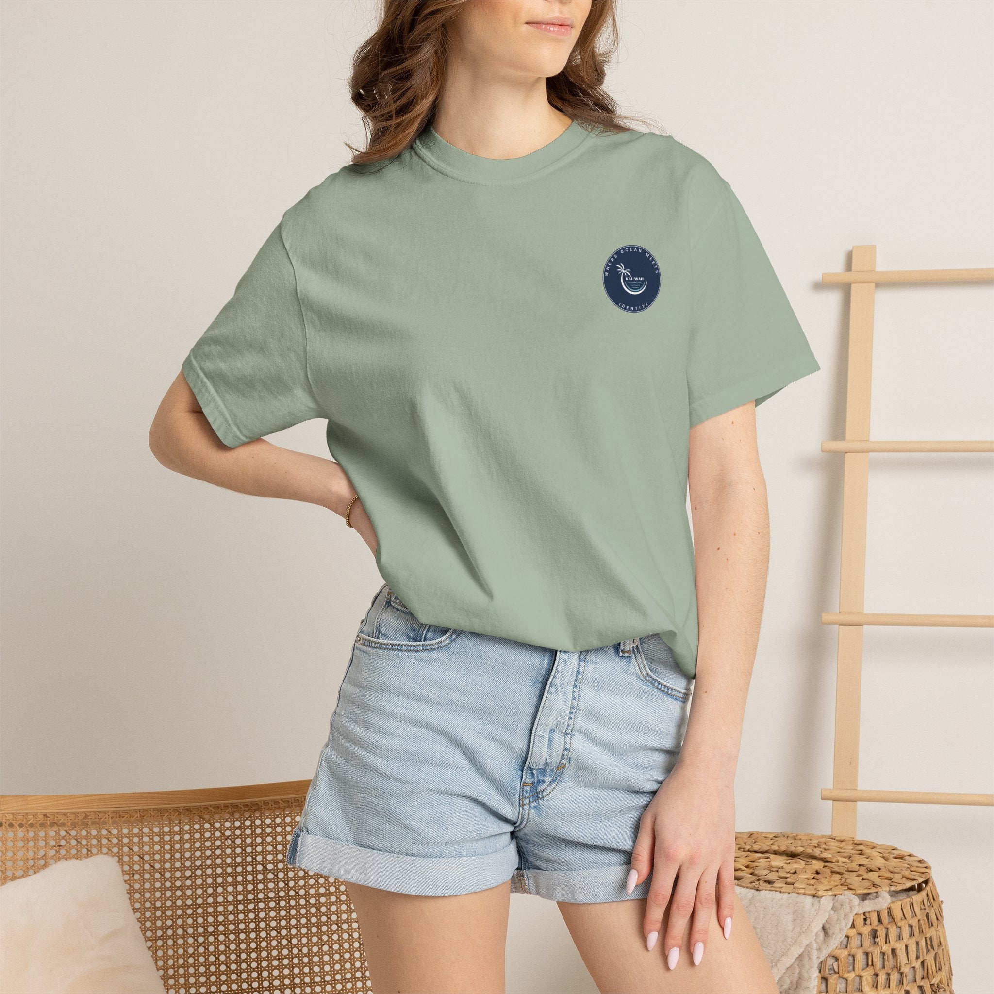 Graphic T-Shirt — "Shit I Don't Have Time For" Beach Sunset Crew Tee