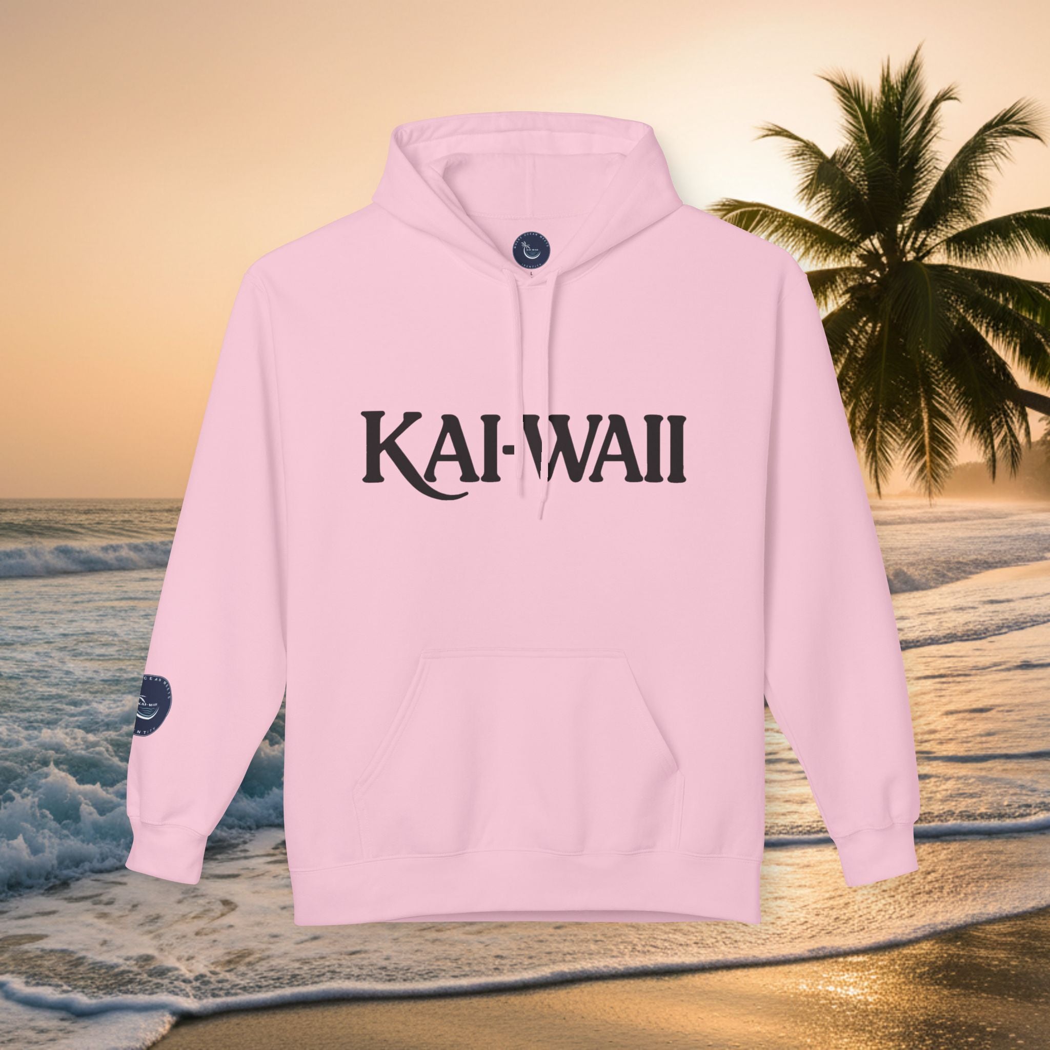 KAI-WAII Bold Text Hoodie — Minimalist Streetwear Pullover