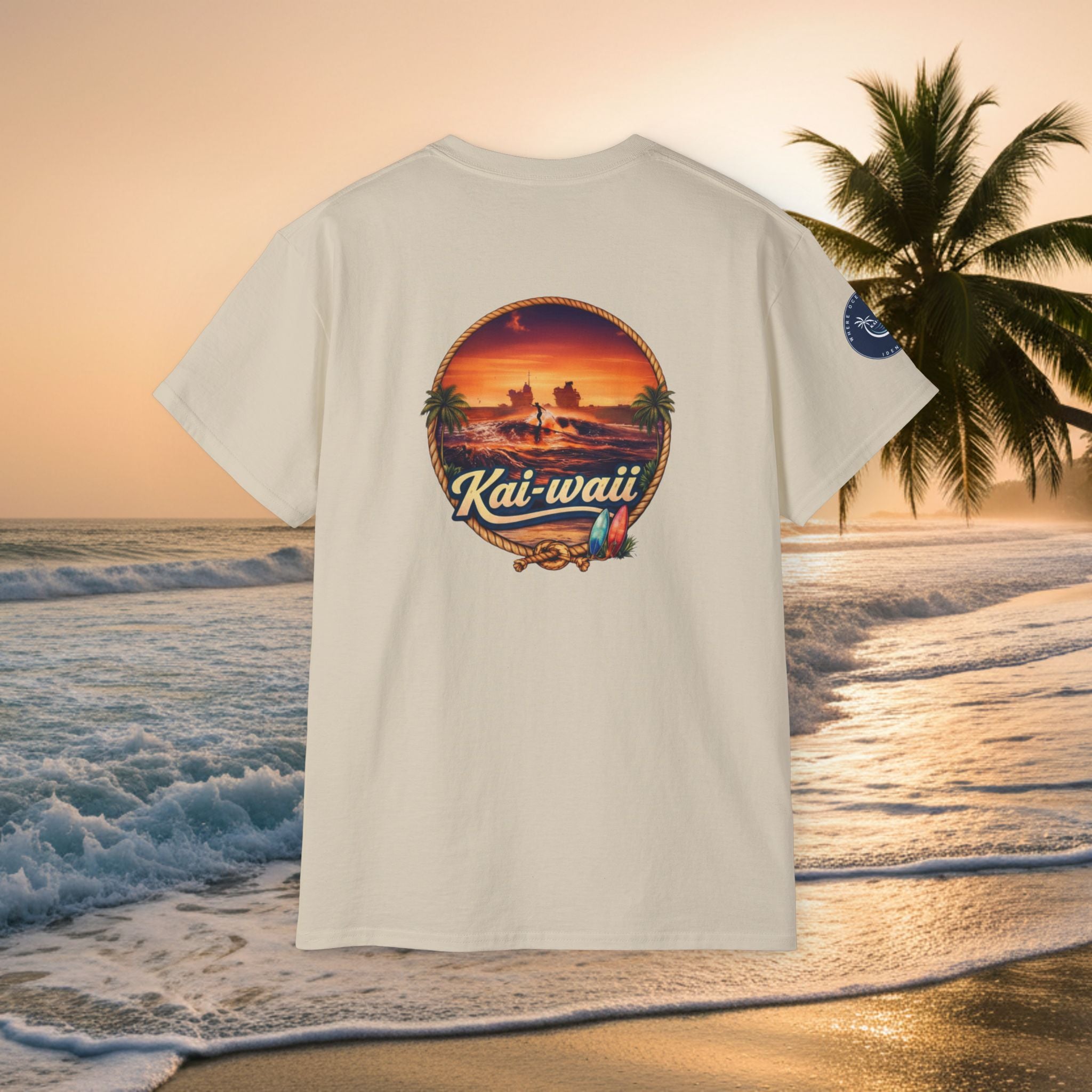 KAI-WAII Sunset Surf T-Shirt