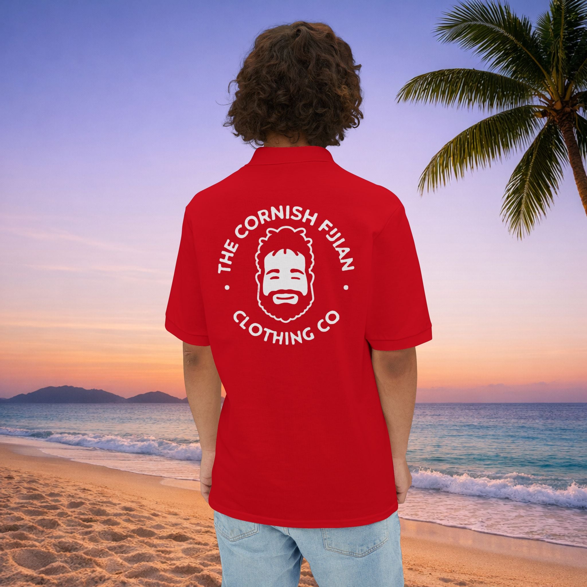 'The Cornish Fijian' - Men's Pique Polo