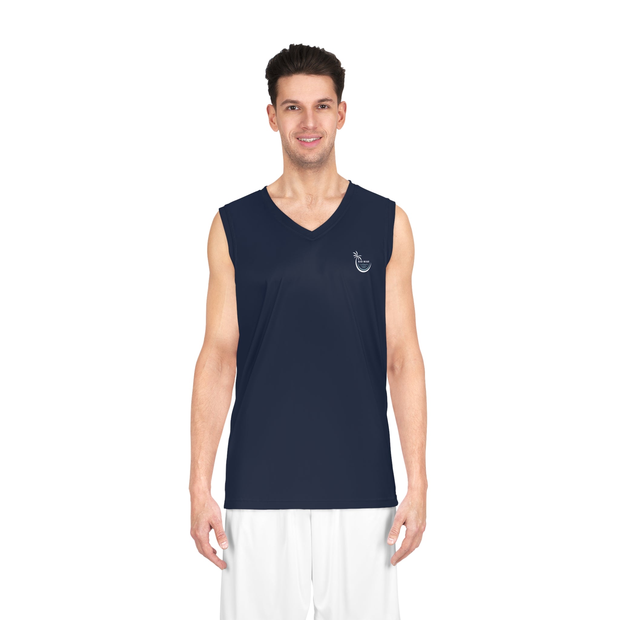 Kai-Waii Navy Basketball Jersey