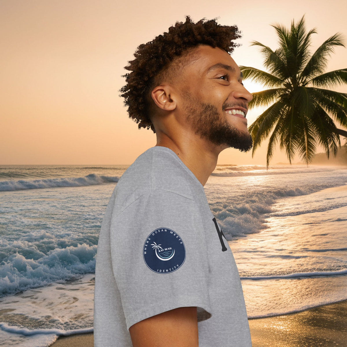 KAI-WAII Beach T-Shirt — Vintage Hawaiian Surf Tee