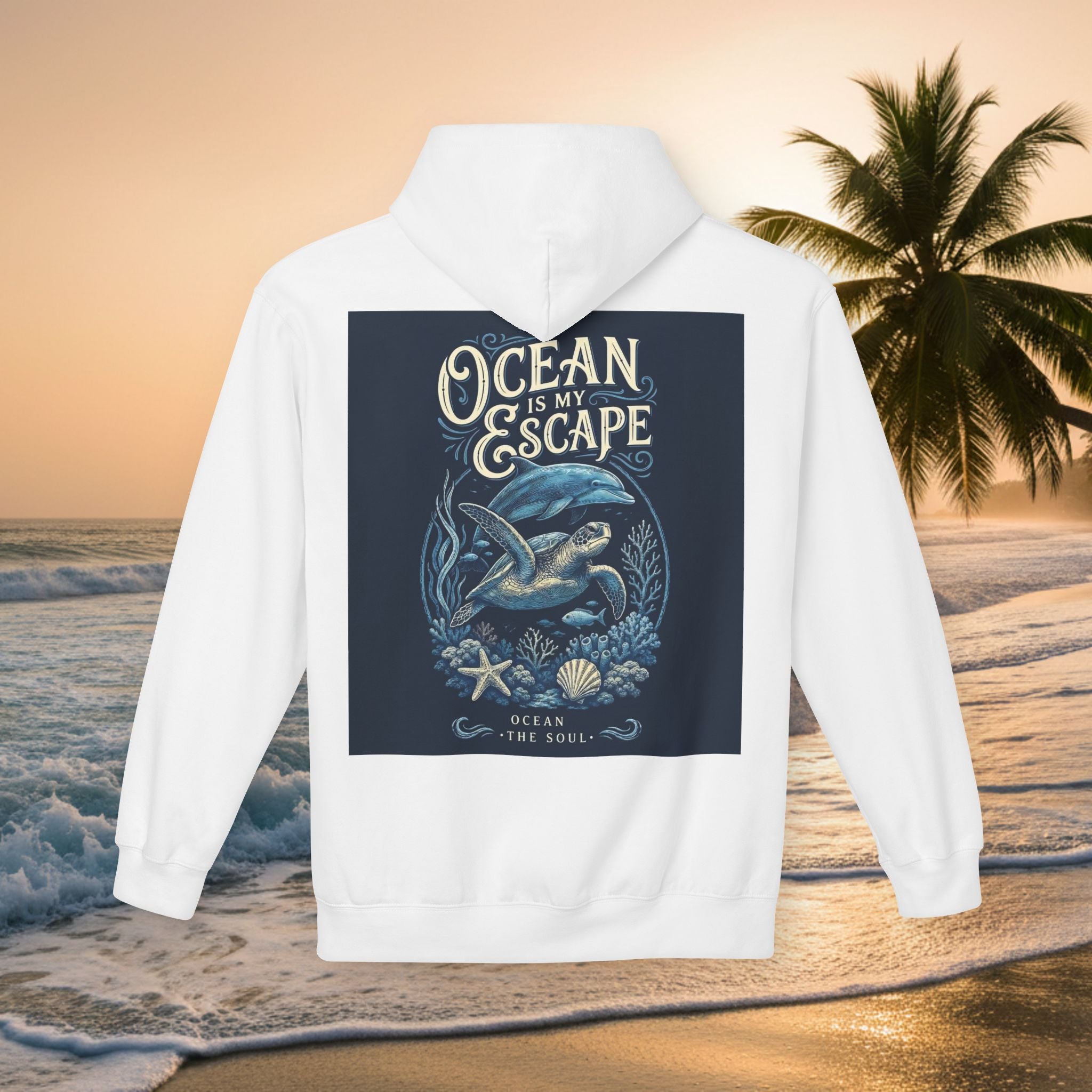 KAI-WAII Ocean Escape Hoodie — Graphic Pullover