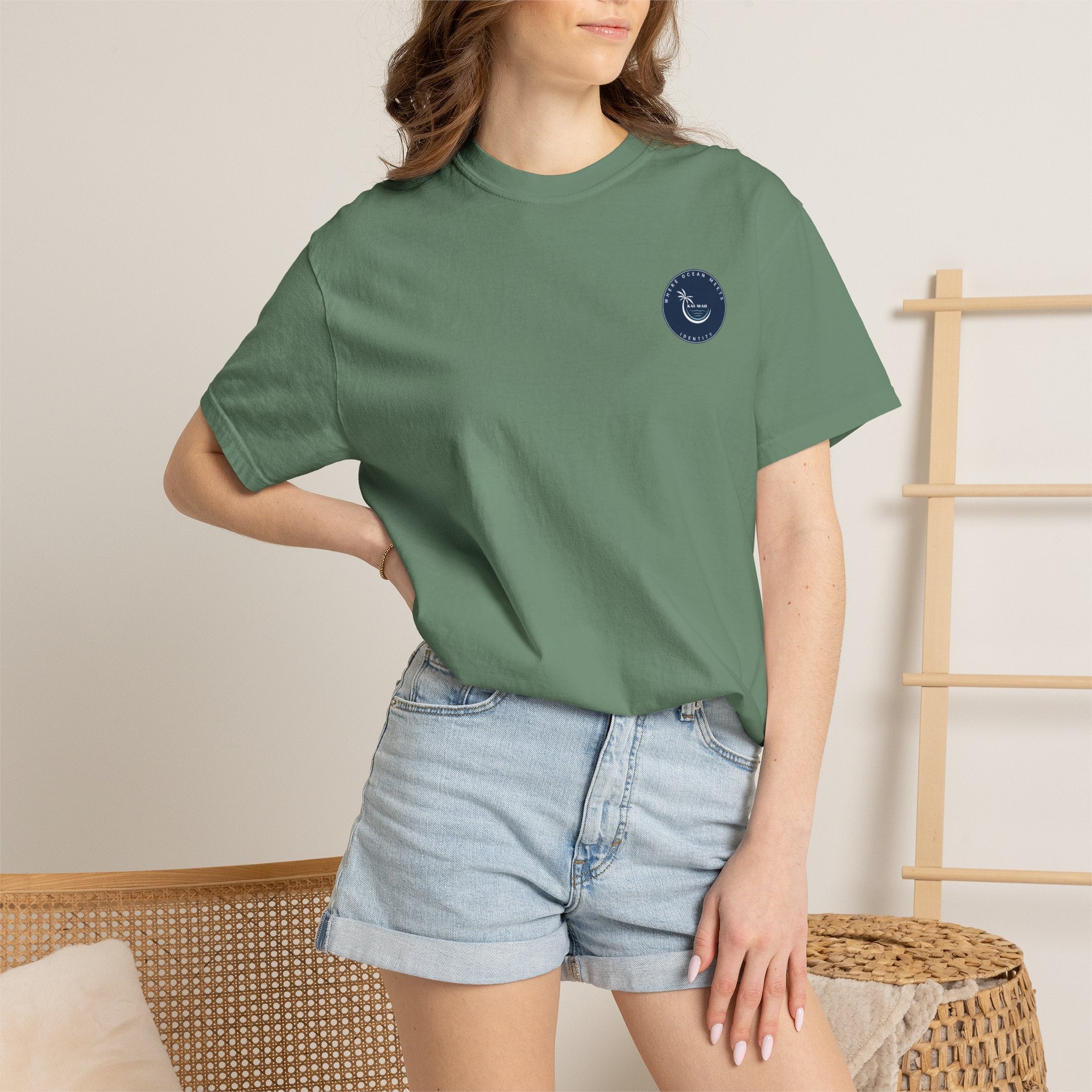 Graphic T-Shirt — "Shit I Don't Have Time For" Beach Sunset Crew Tee