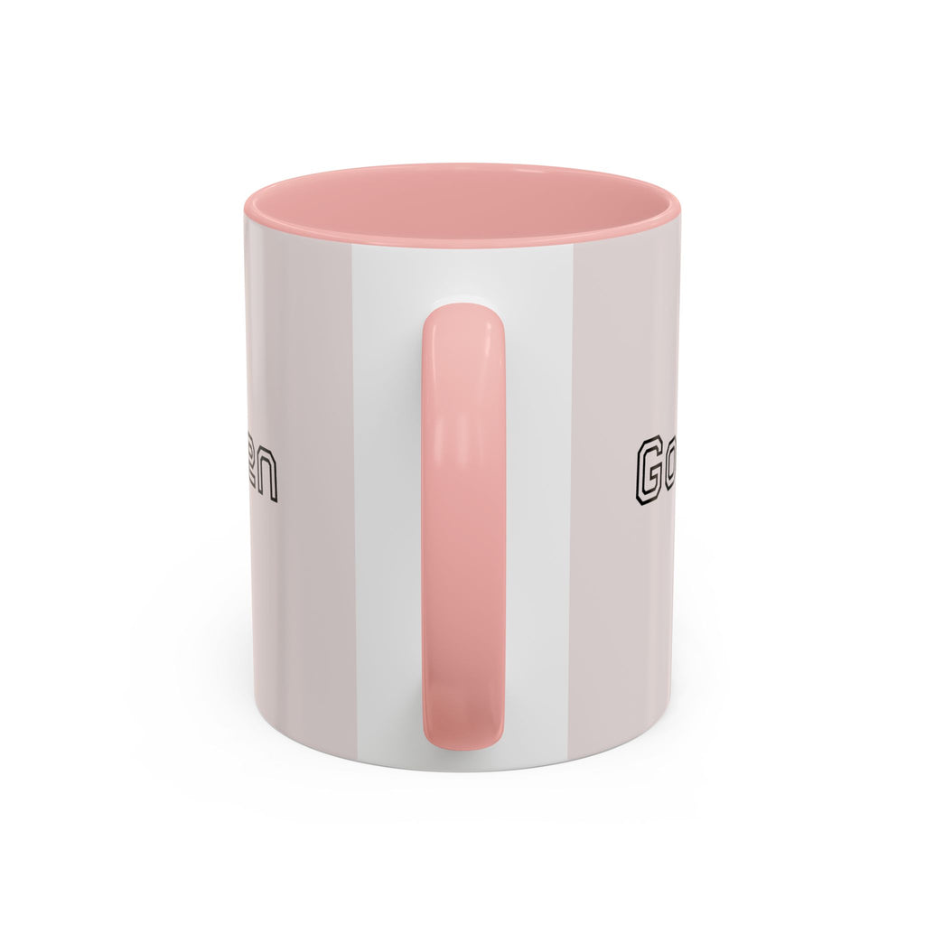 Motivational Accent Coffee Mug — "God Made It Happen" Inspirational Latte Mug