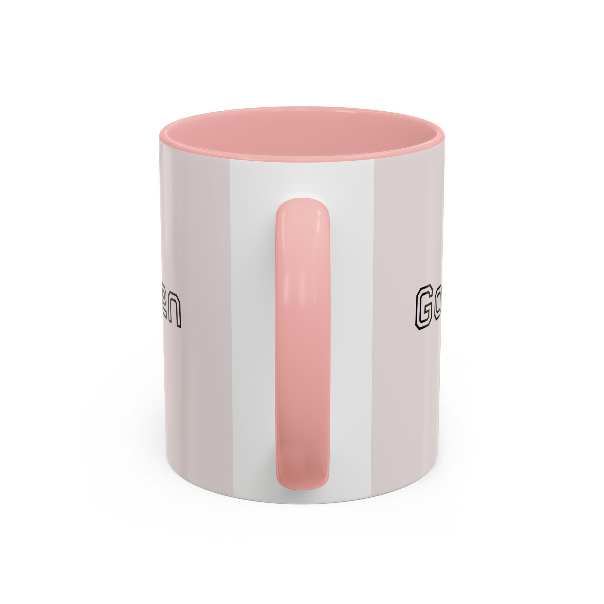 Motivational Accent Coffee Mug — "God Made It Happen" Inspirational Latte Mug