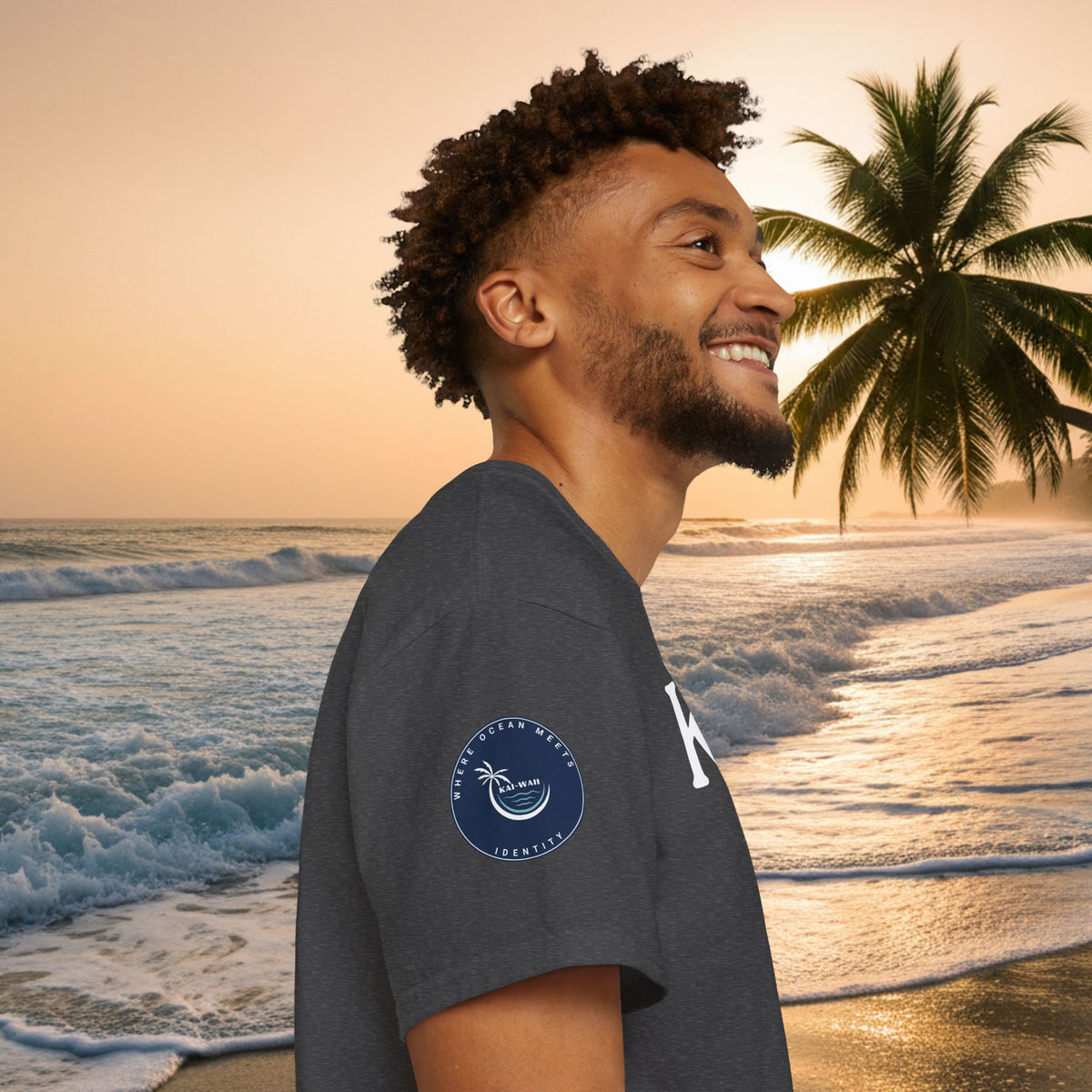 KAI-WAII Beach T-Shirt — Vintage Hawaiian Surf Tee