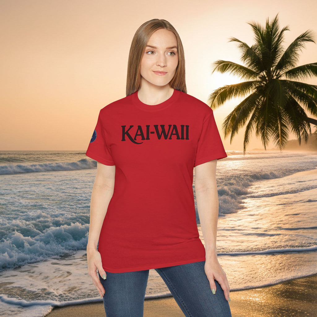 KAI-WAII Beach T-Shirt — Vintage Hawaiian Surf Tee