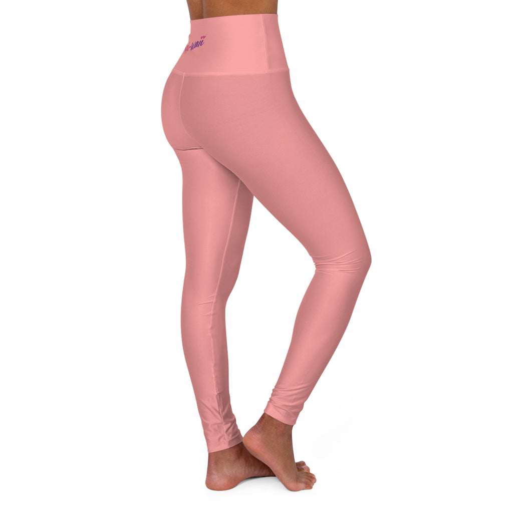 Kai-Waii High-Waisted Pink Yoga Leggings