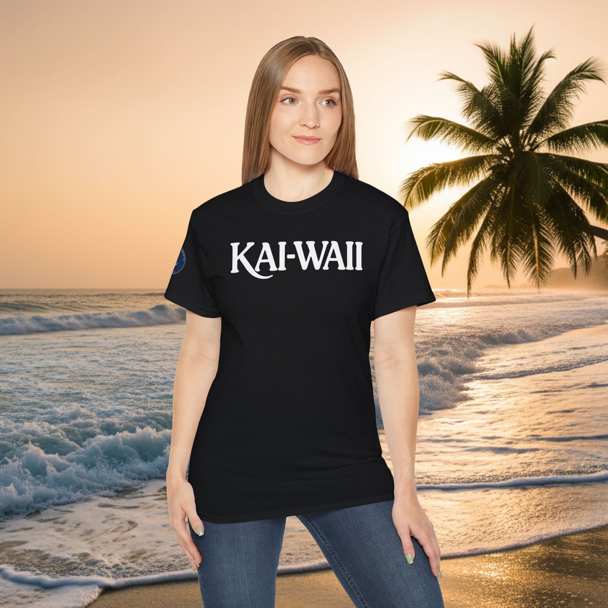 KAI-WAII Beach T-Shirt — Vintage Hawaiian Surf Tee