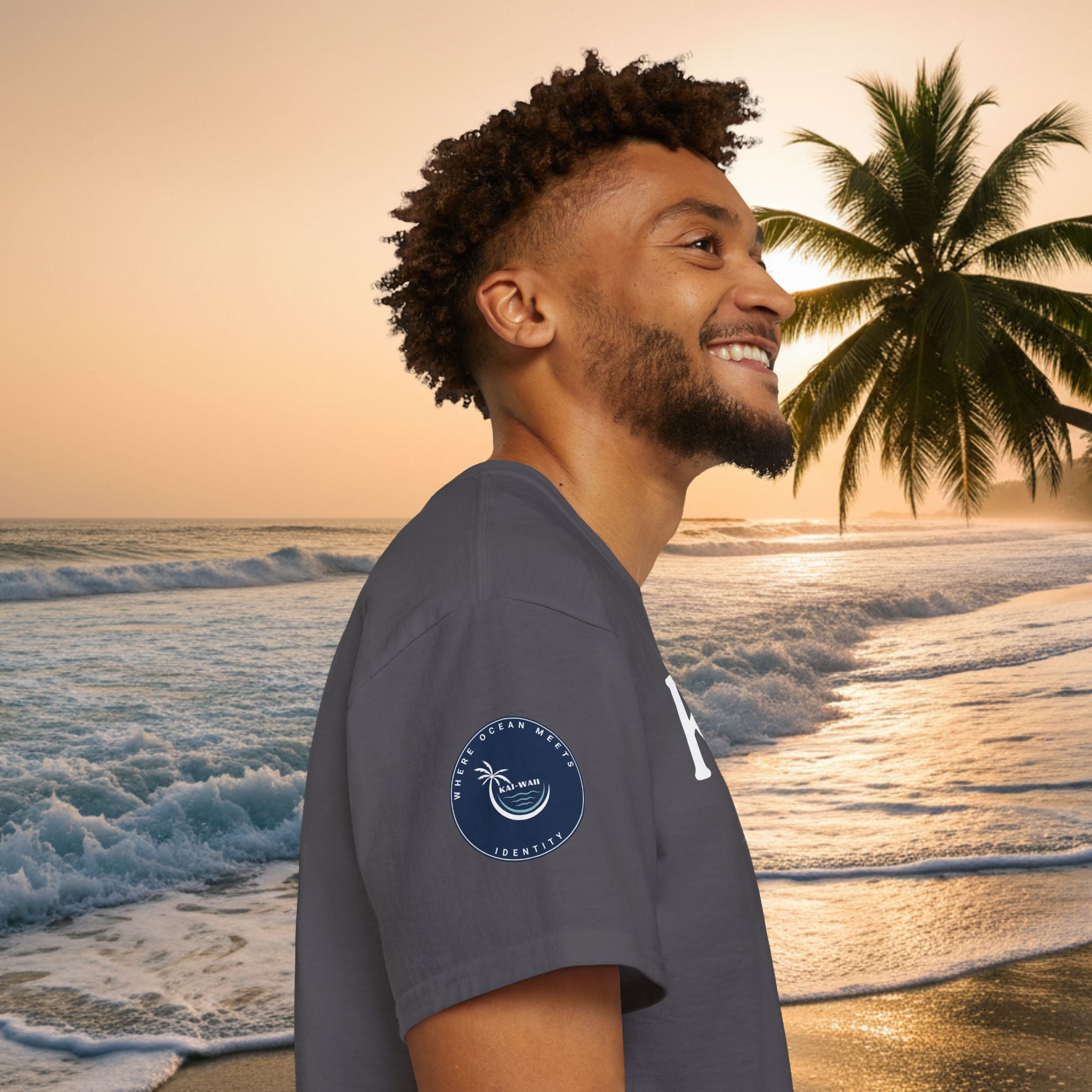 KAI-WAII Beach T-Shirt — Vintage Hawaiian Surf Tee