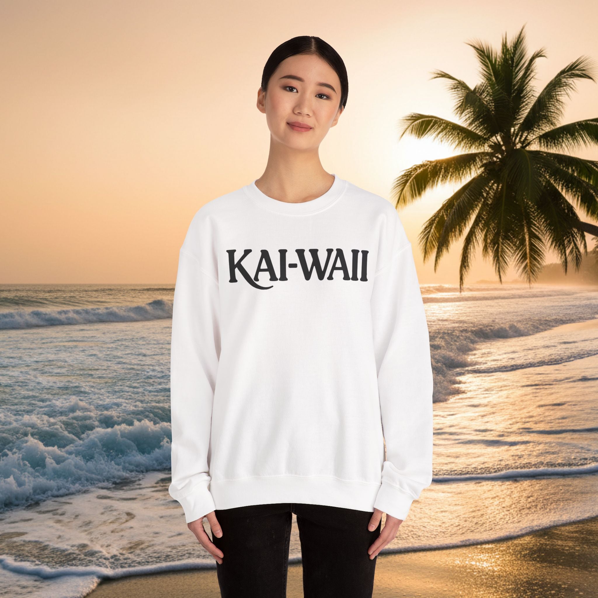 Crewneck Sweatshirt — "Keep Calm and Let Jesus Take the Wheel"