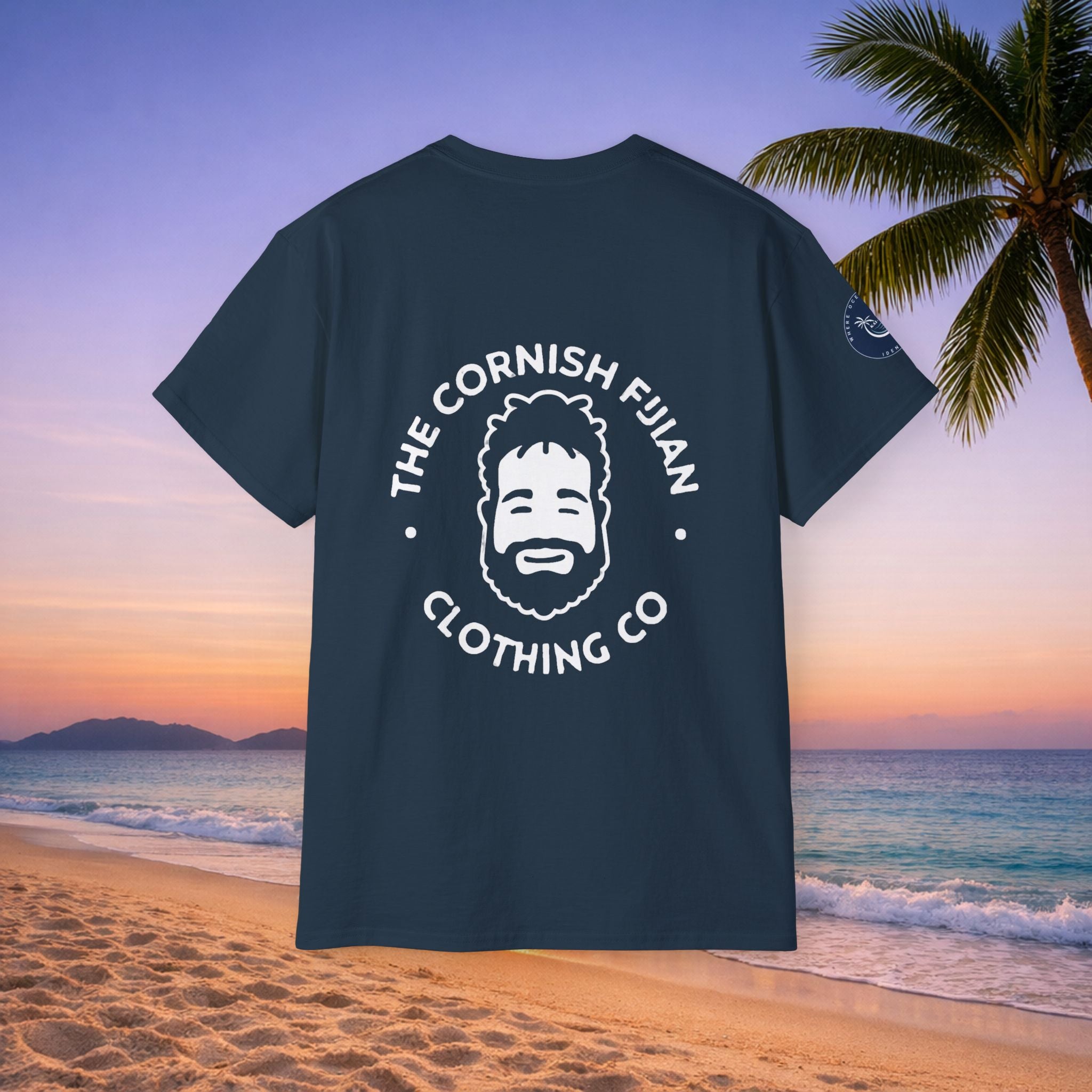 'The Cornish Fijian' Logo Tee — Medium weight T-shirt
