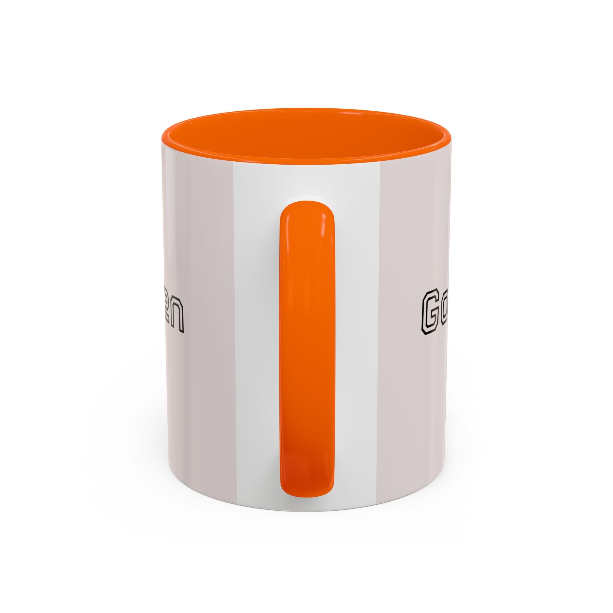 Motivational Accent Coffee Mug — "God Made It Happen" Inspirational Latte Mug