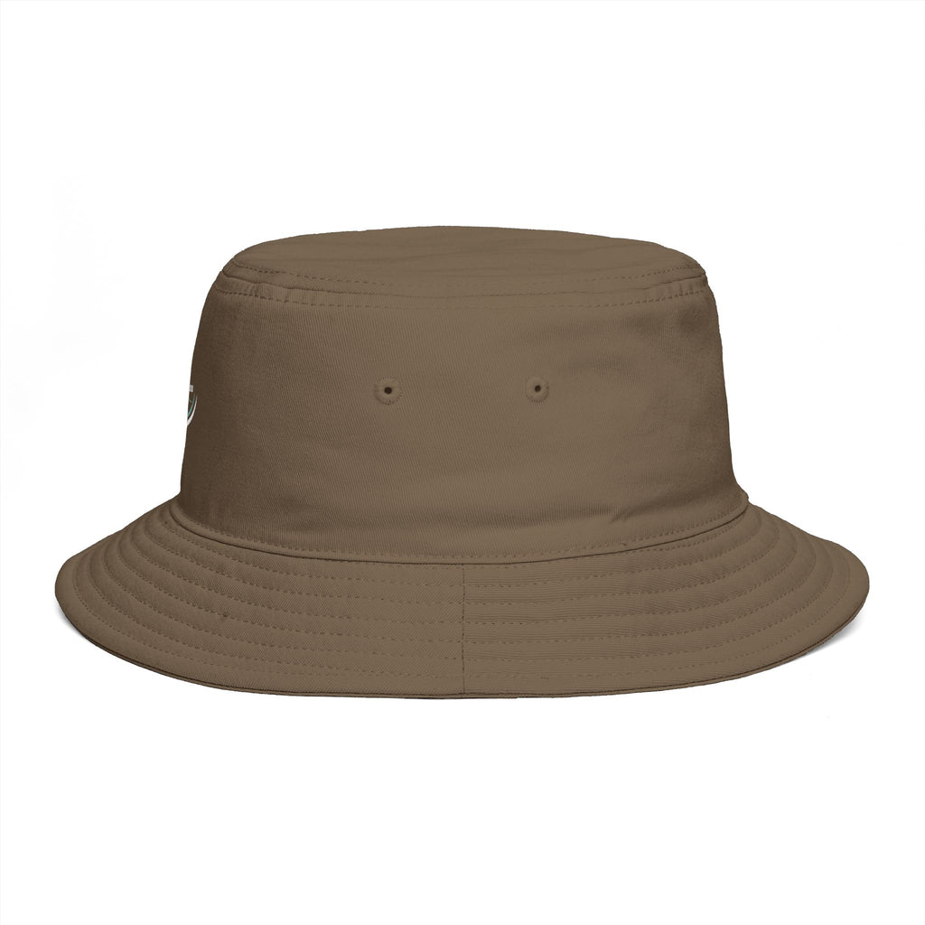 Bucket Hat – 'Kai-Waii' Tropical Palm Logo Beach Bucket Hat