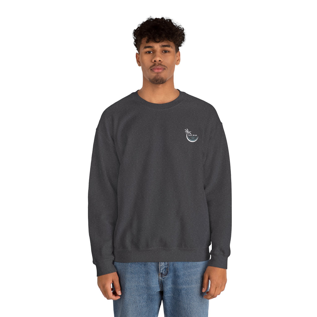 Keep Calm Crewneck Sweatshirt — "Keep Calm and Let Jesus Take the Wheel"