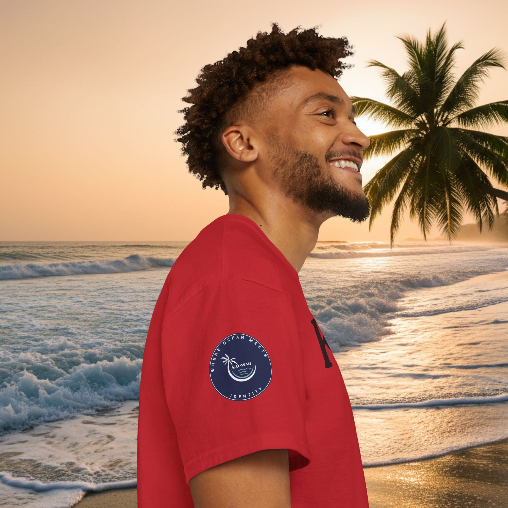 KAI-WAII Beach T-Shirt — Vintage Hawaiian Surf Tee