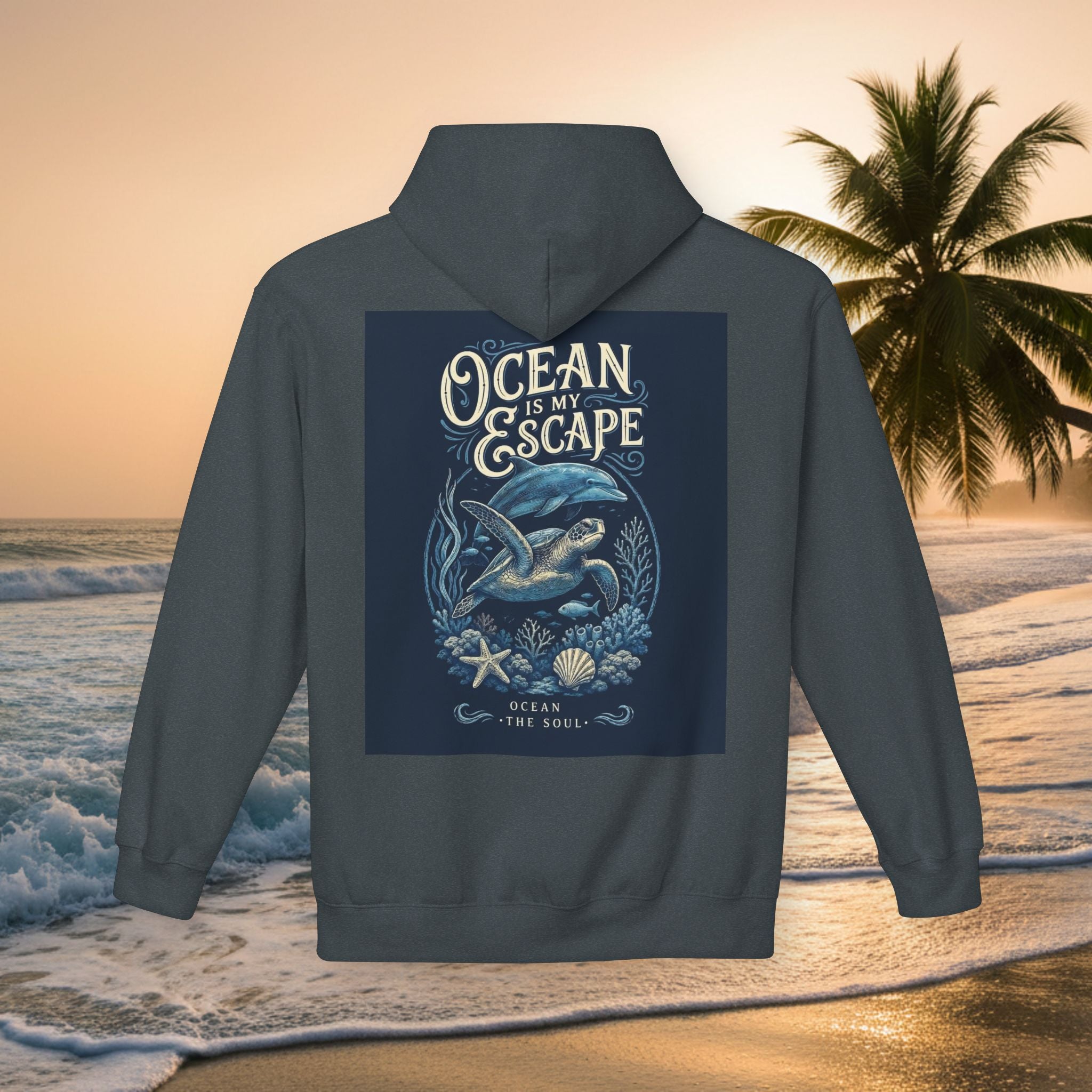 KAI-WAII Ocean Escape Hoodie — Graphic Pullover