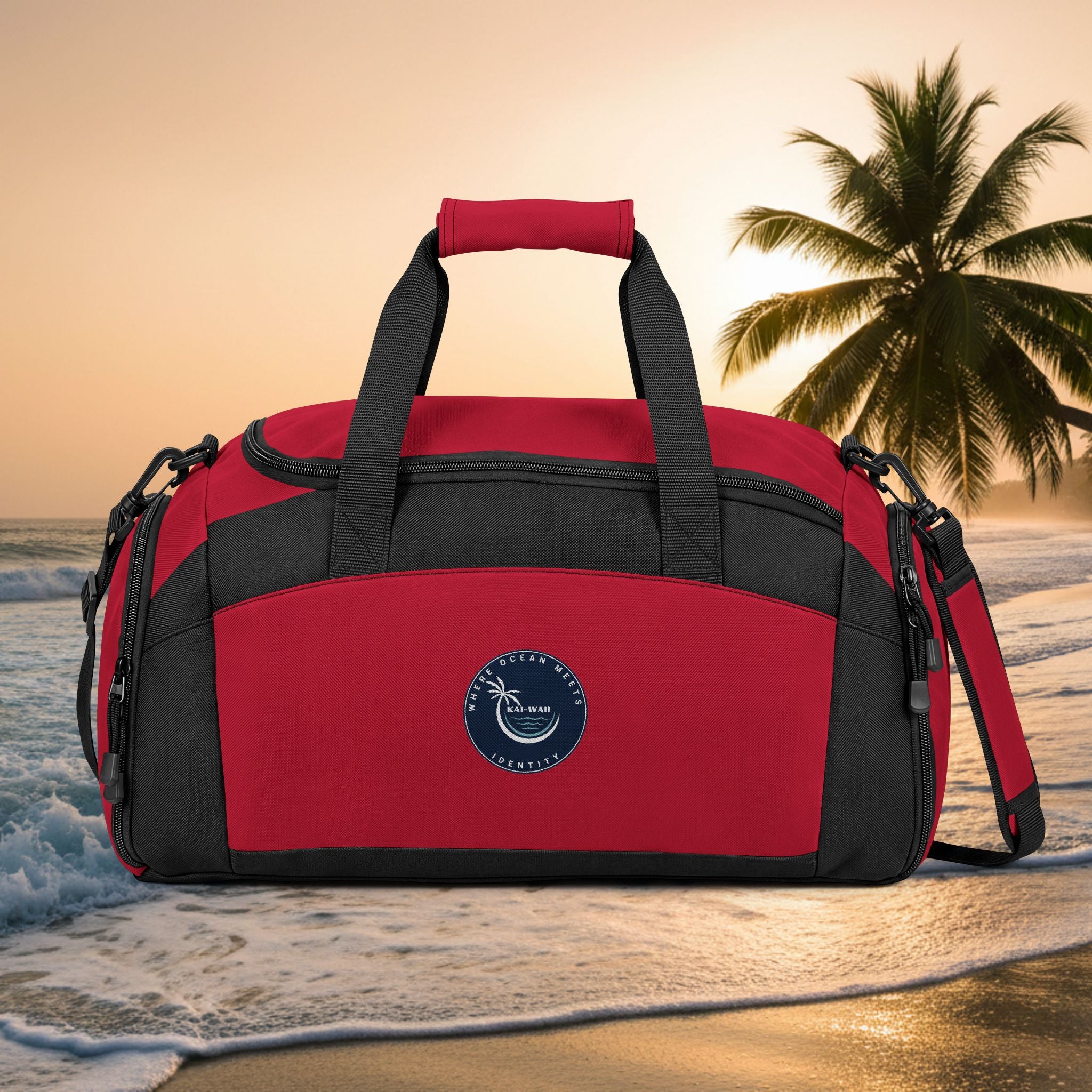 Gym Bag — Coastal Whale Logo Duffel