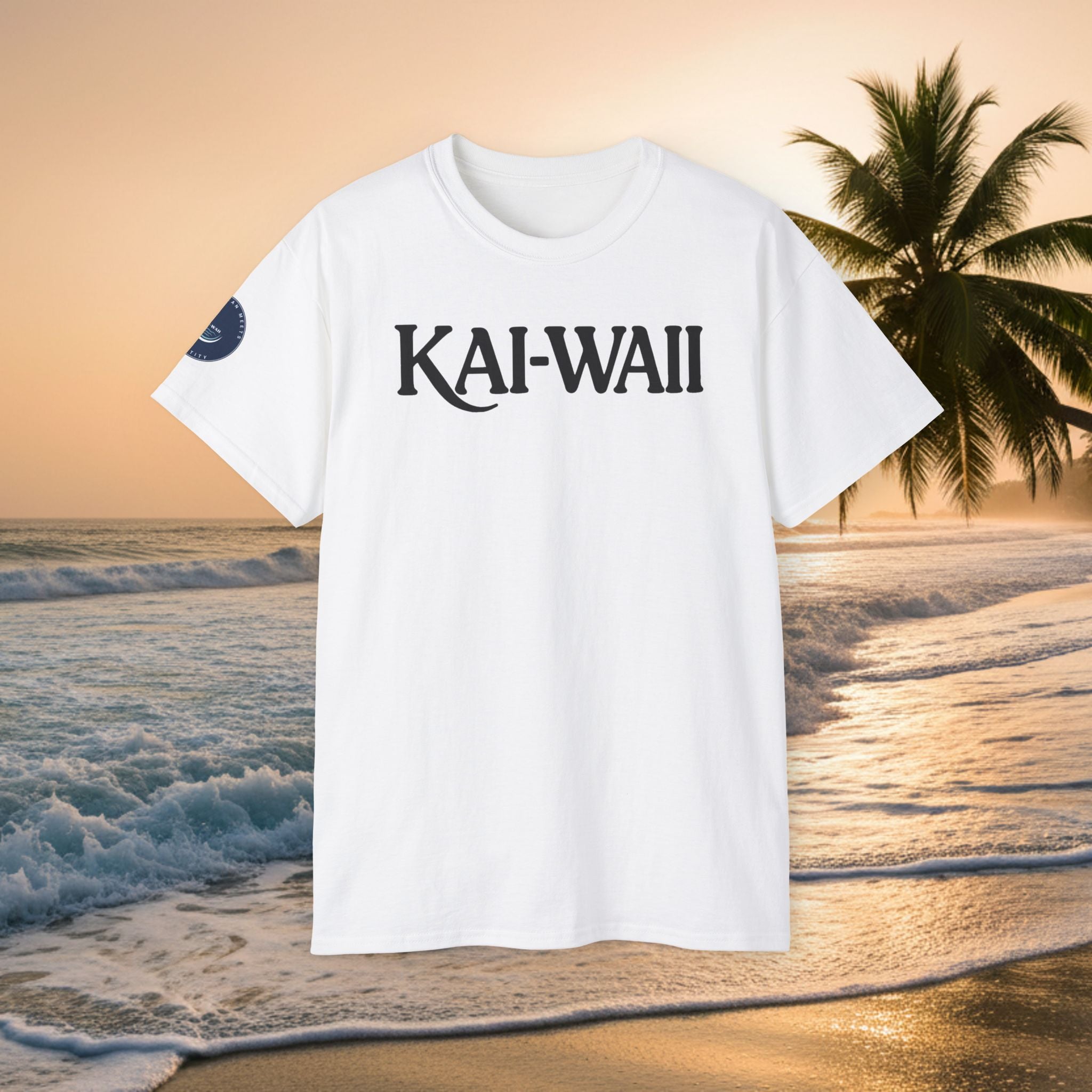 KAI-WAII Beach T-Shirt — Vintage Hawaiian Surf Tee