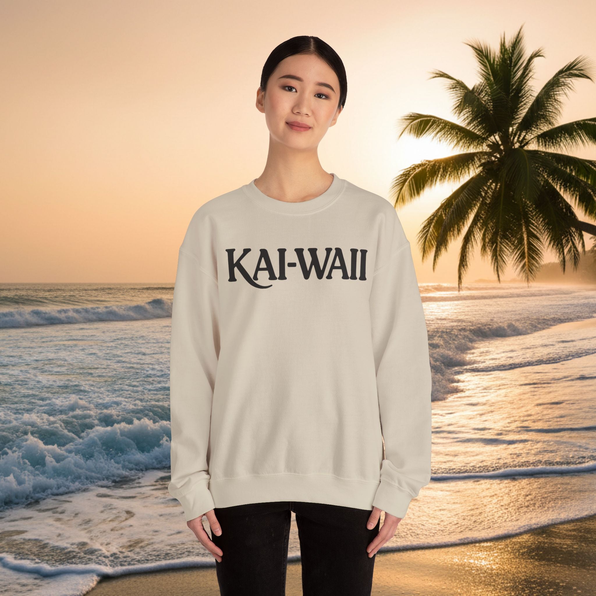 Crewneck Sweatshirt — "Keep Calm and Let Jesus Take the Wheel"