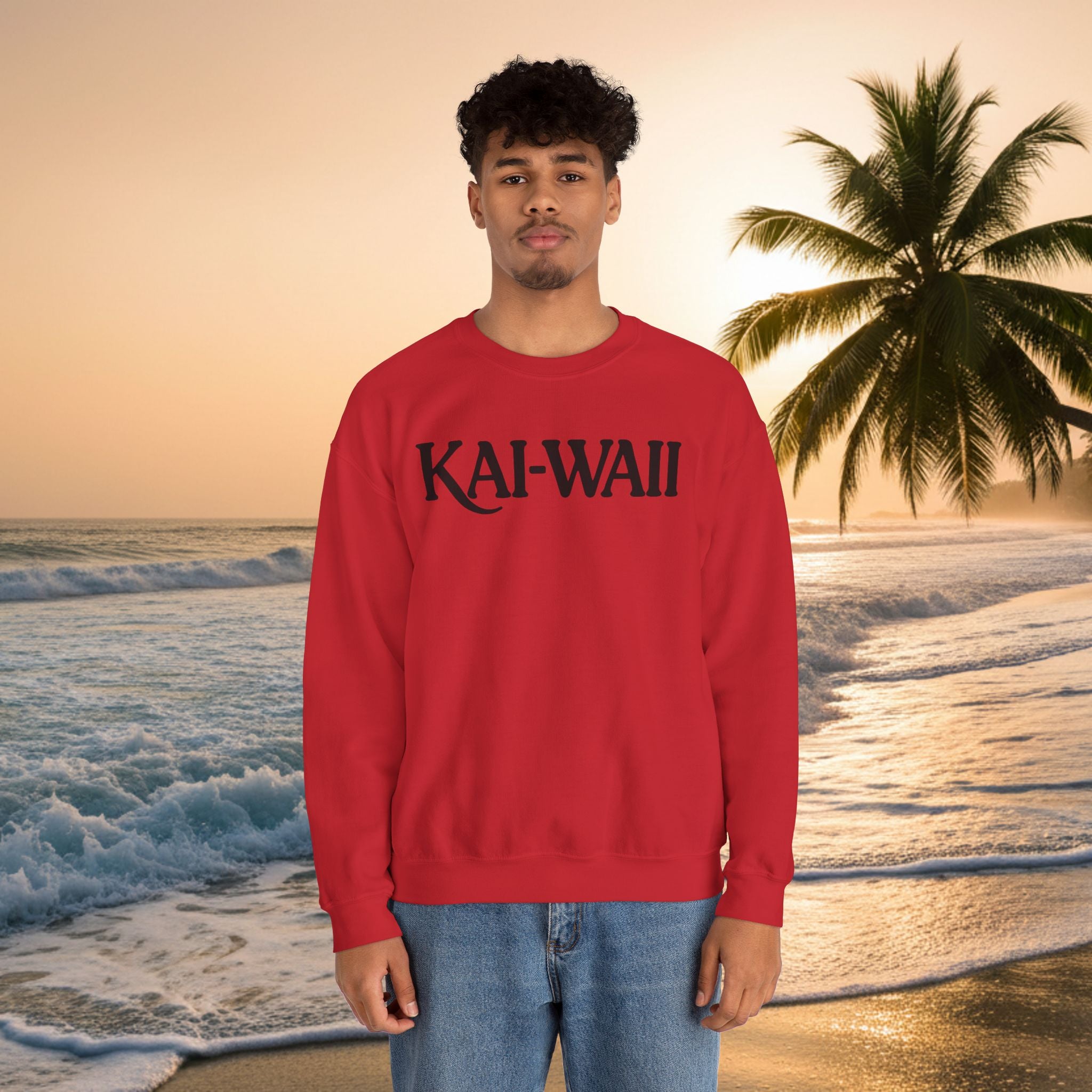 Crewneck Sweatshirt — "Keep Calm and Let Jesus Take the Wheel"