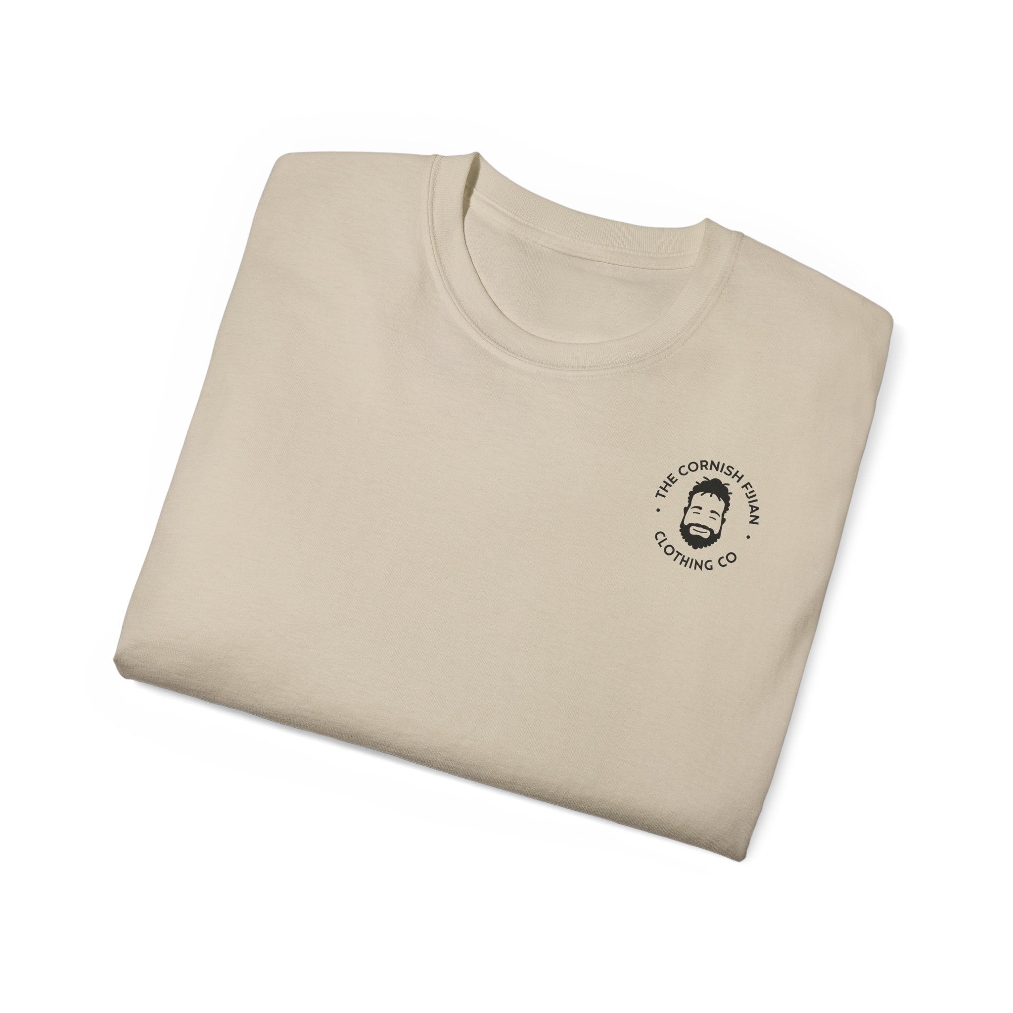 'The Cornish Fijian' Logo Medium Weight T-Shirt