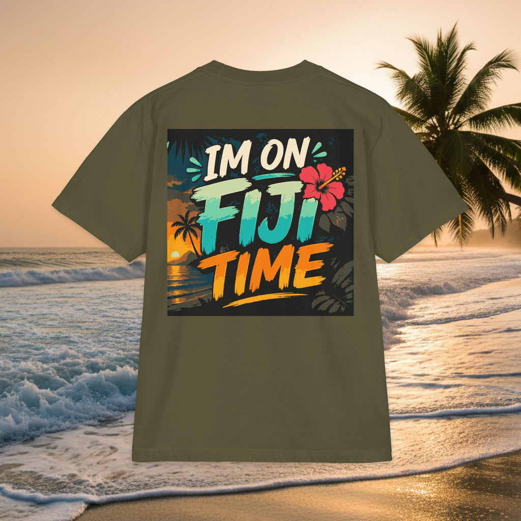 'I'm on Fiji Time' - Premium Tropical Vacation Tee