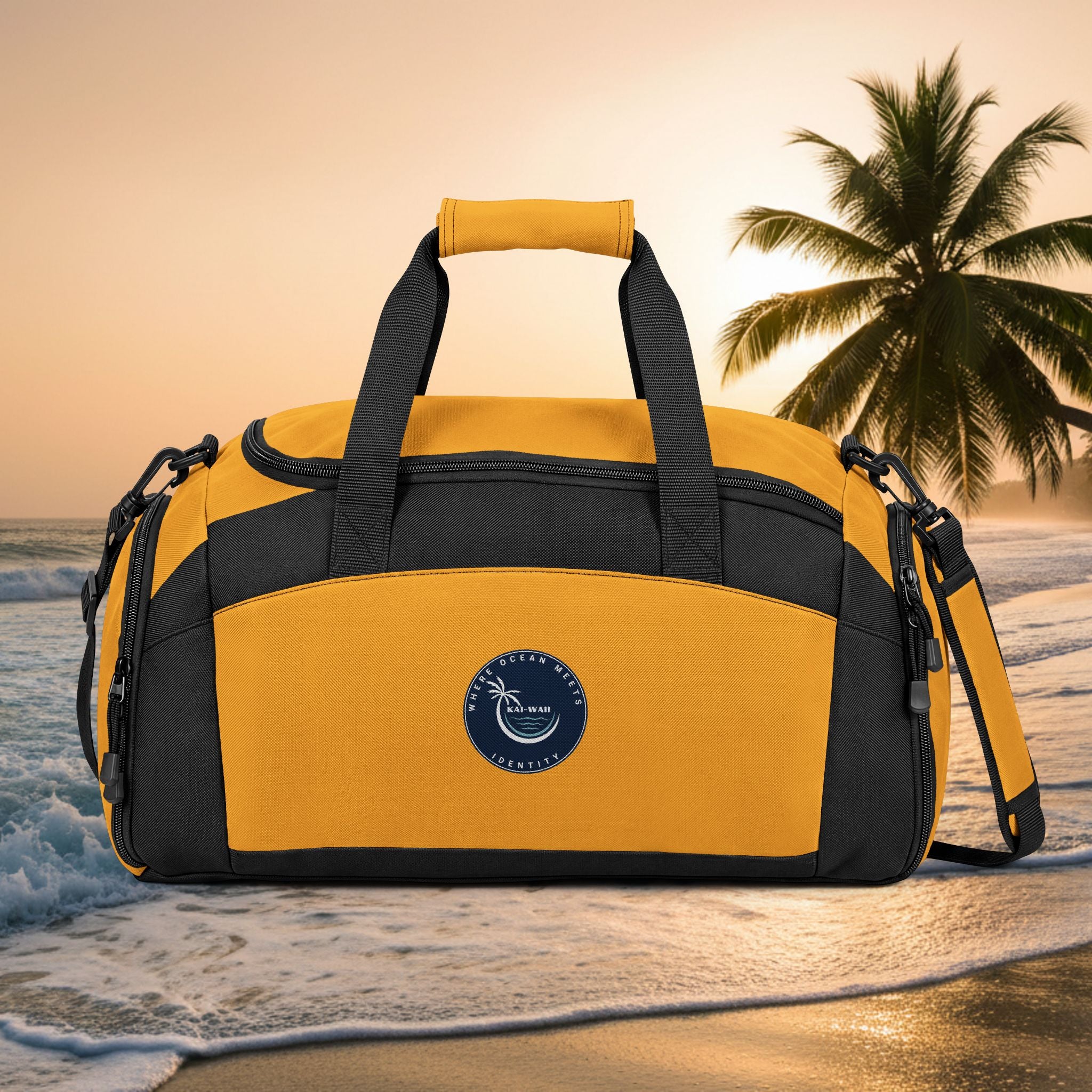 Gym Bag — Coastal Whale Logo Duffel