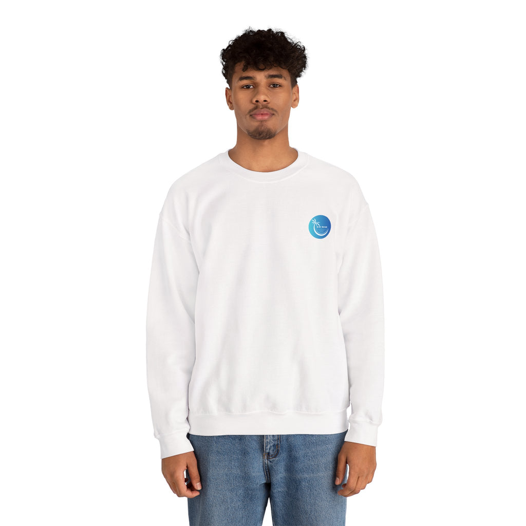 Keep Calm Crewneck Sweatshirt — "Keep Calm and Let Jesus Take the Wheel"