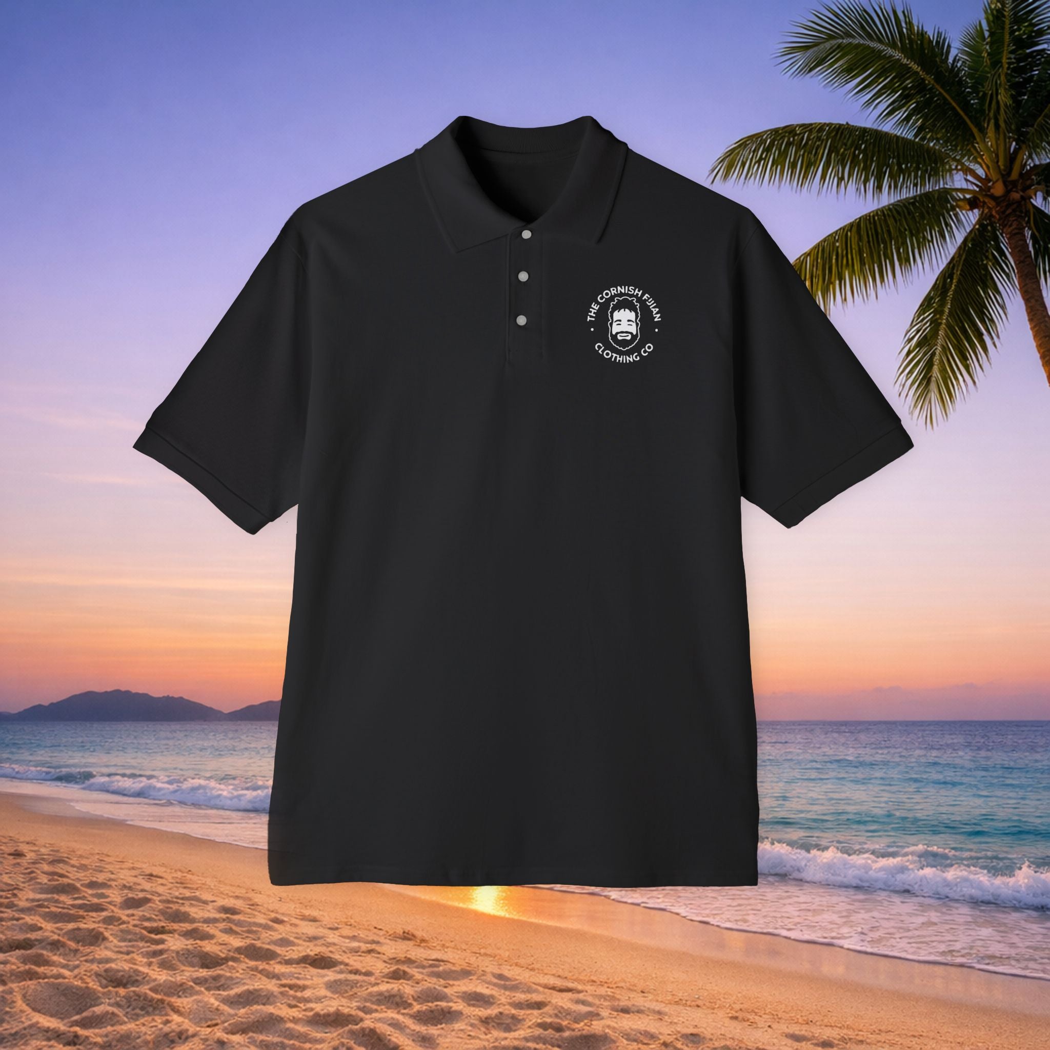 'The Cornish Fijian' - Men's Pique Polo