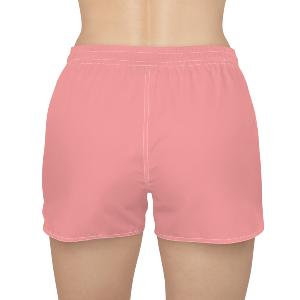 Women's Pink 'Kai-Waii' Cute Heart Lounge Shorts