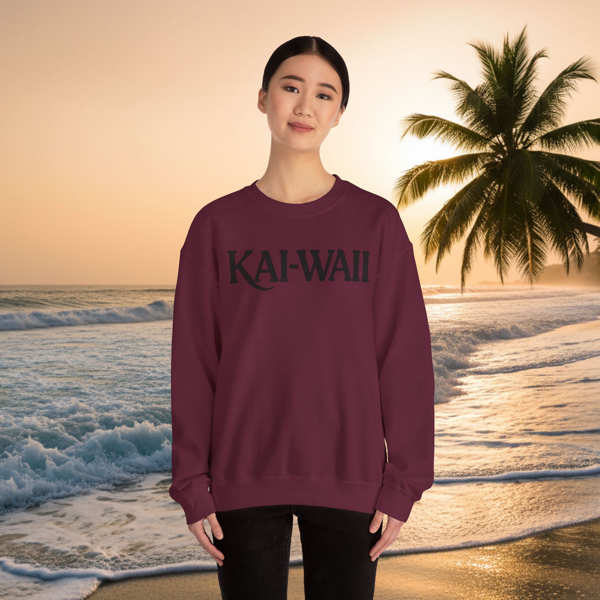 Crewneck Sweatshirt — "Keep Calm and Let Jesus Take the Wheel"