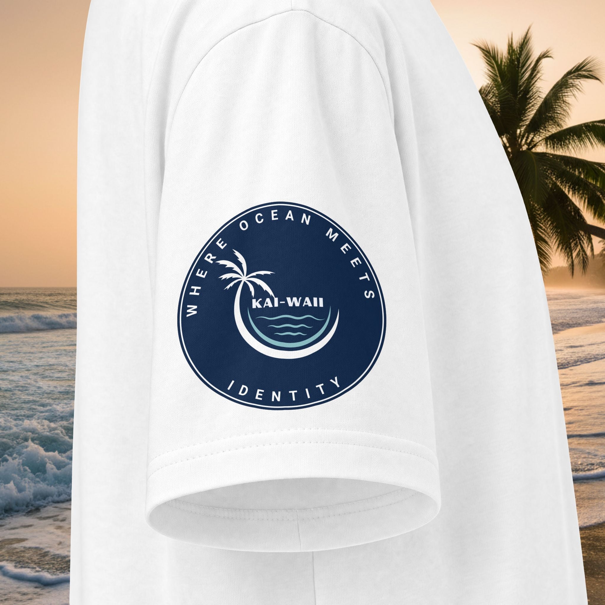 Ocean Escape T-Shirt — "KAI-WAII" Whale Graphic Premium Beach Tee