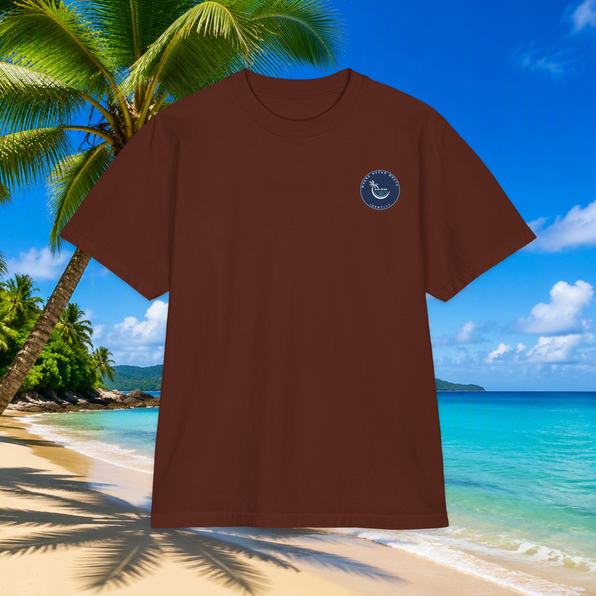 Ocean Is My Escape T‑Shirt — Coastal Whale & Seashell Premium Graphic Tee