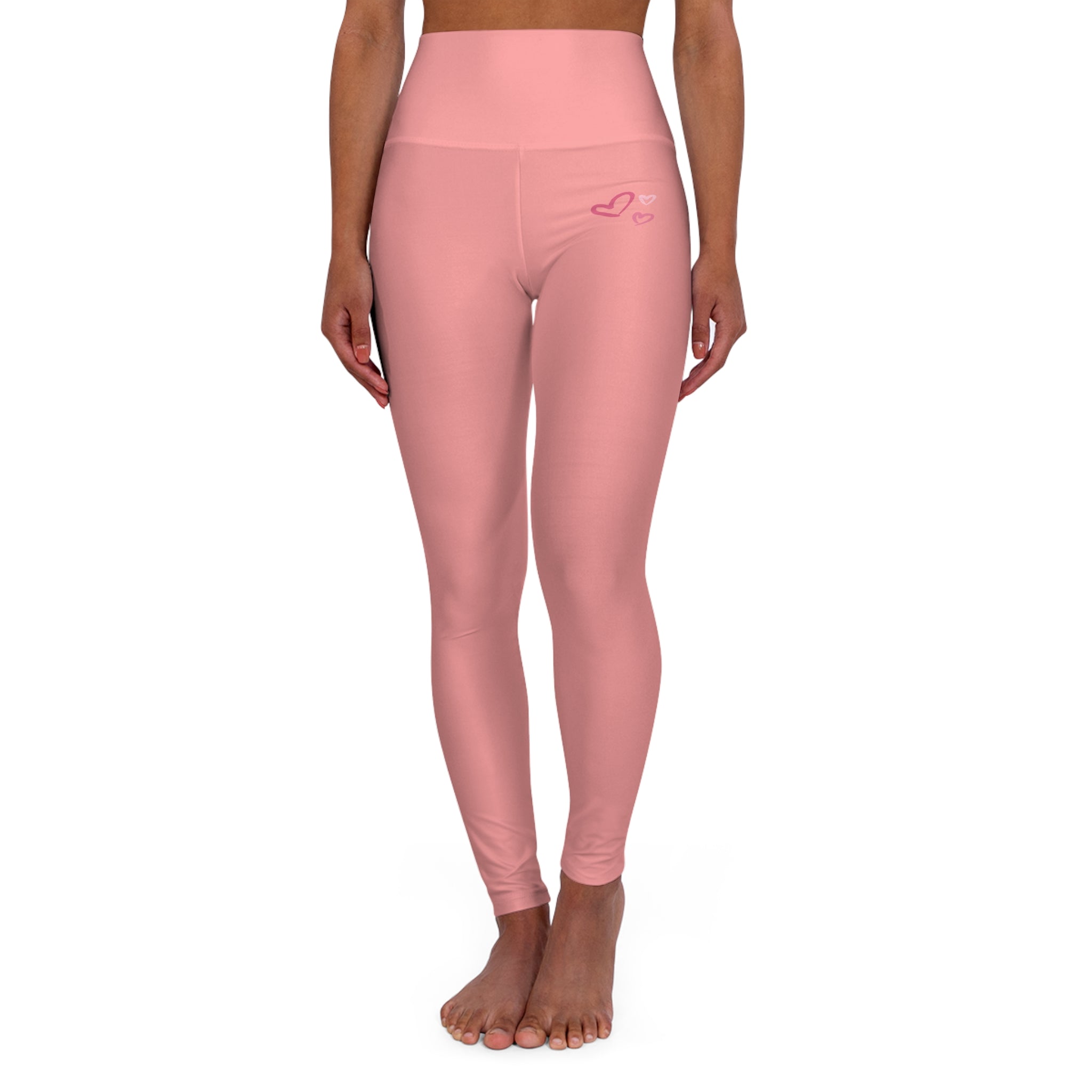 Kai-Waii High-Waisted Pink Yoga Leggings