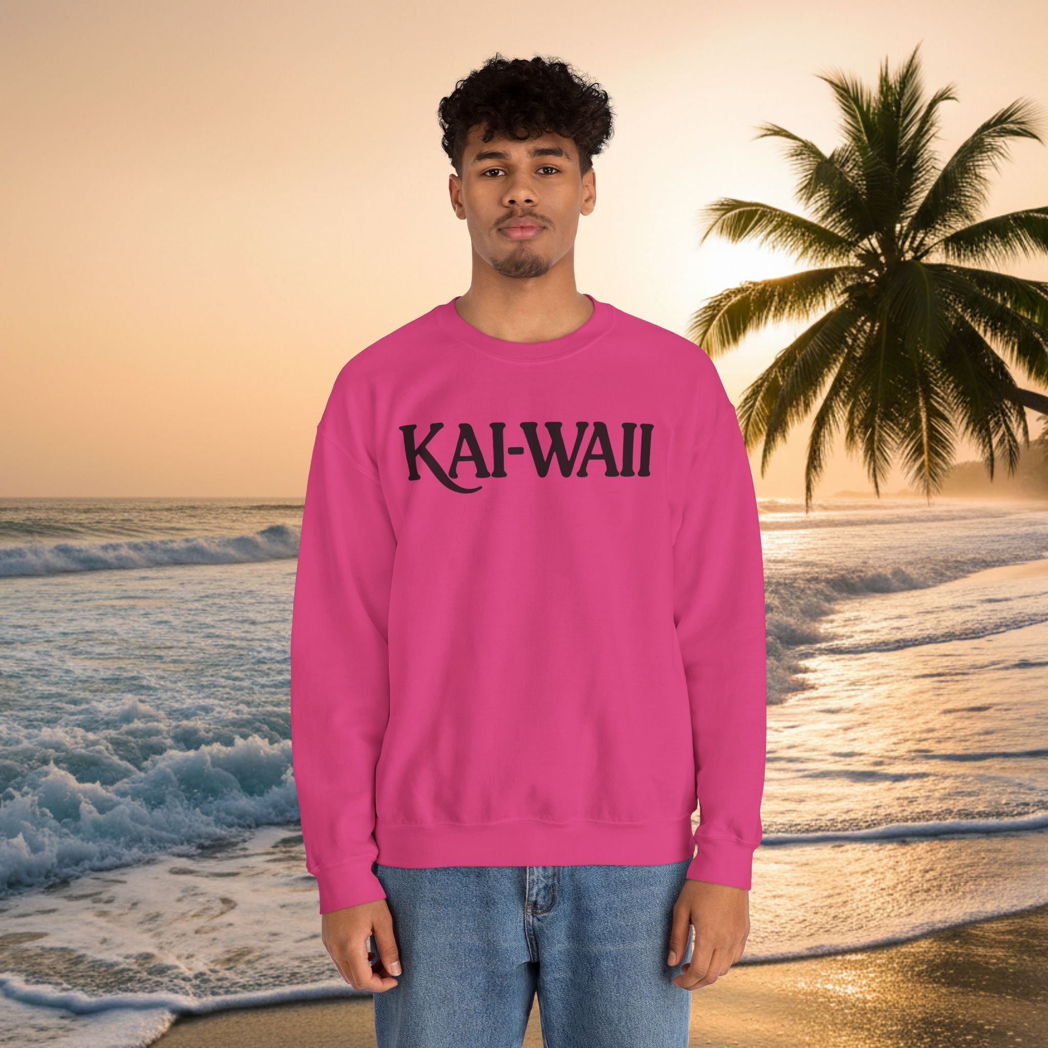 Crewneck Sweatshirt — "Keep Calm and Let Jesus Take the Wheel"