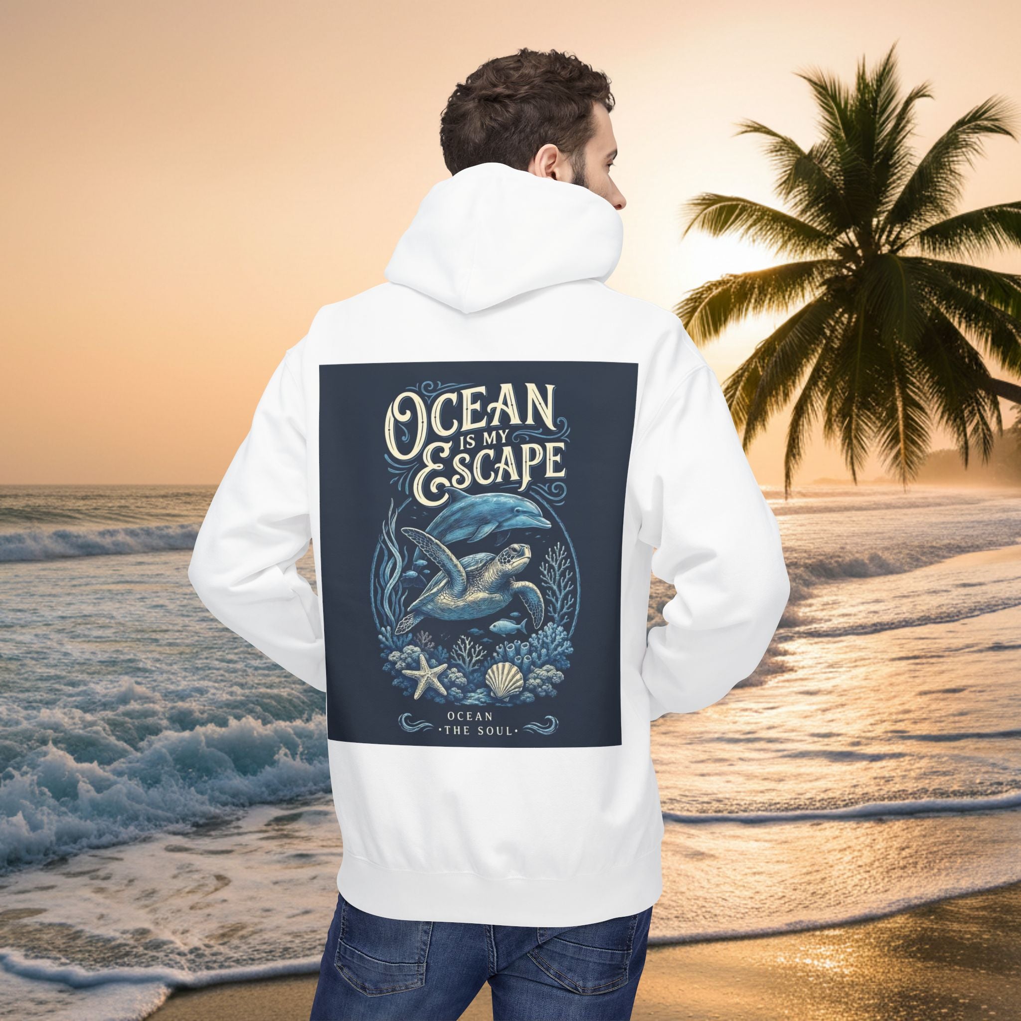 KAI-WAII Ocean Escape Hoodie — Graphic Pullover