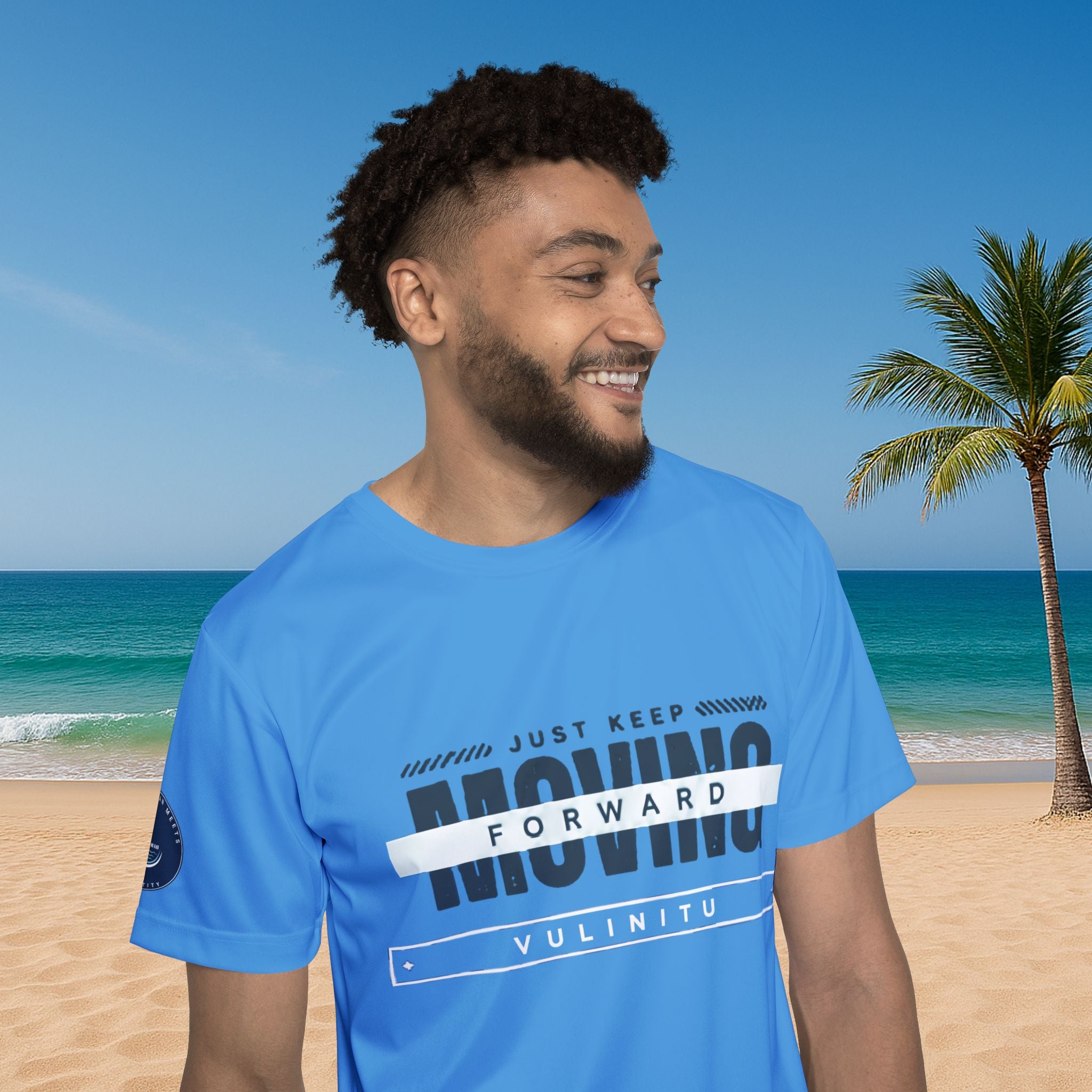 QVSOB - United Kingdom - Sky Blue Men's Sports Jersey