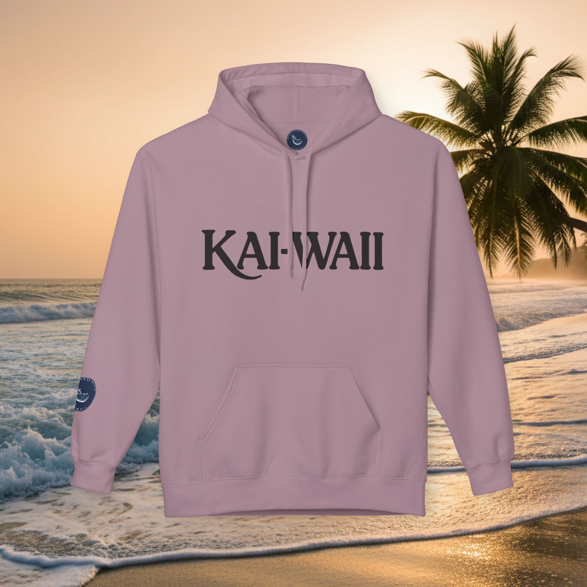 KAI-WAII Bold Text Hoodie — Minimalist Streetwear Pullover