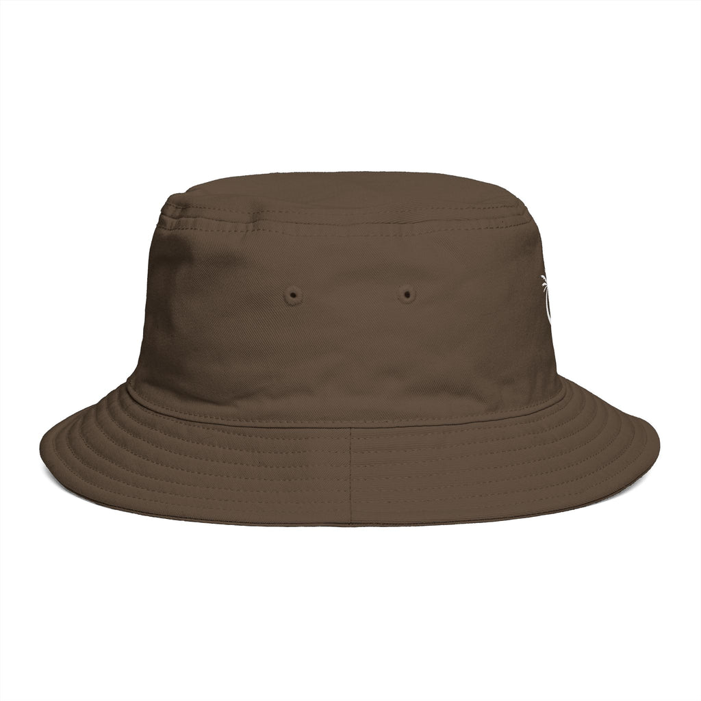 Bucket Hat – 'Kai-Waii' Tropical Palm Logo Beach Bucket Hat