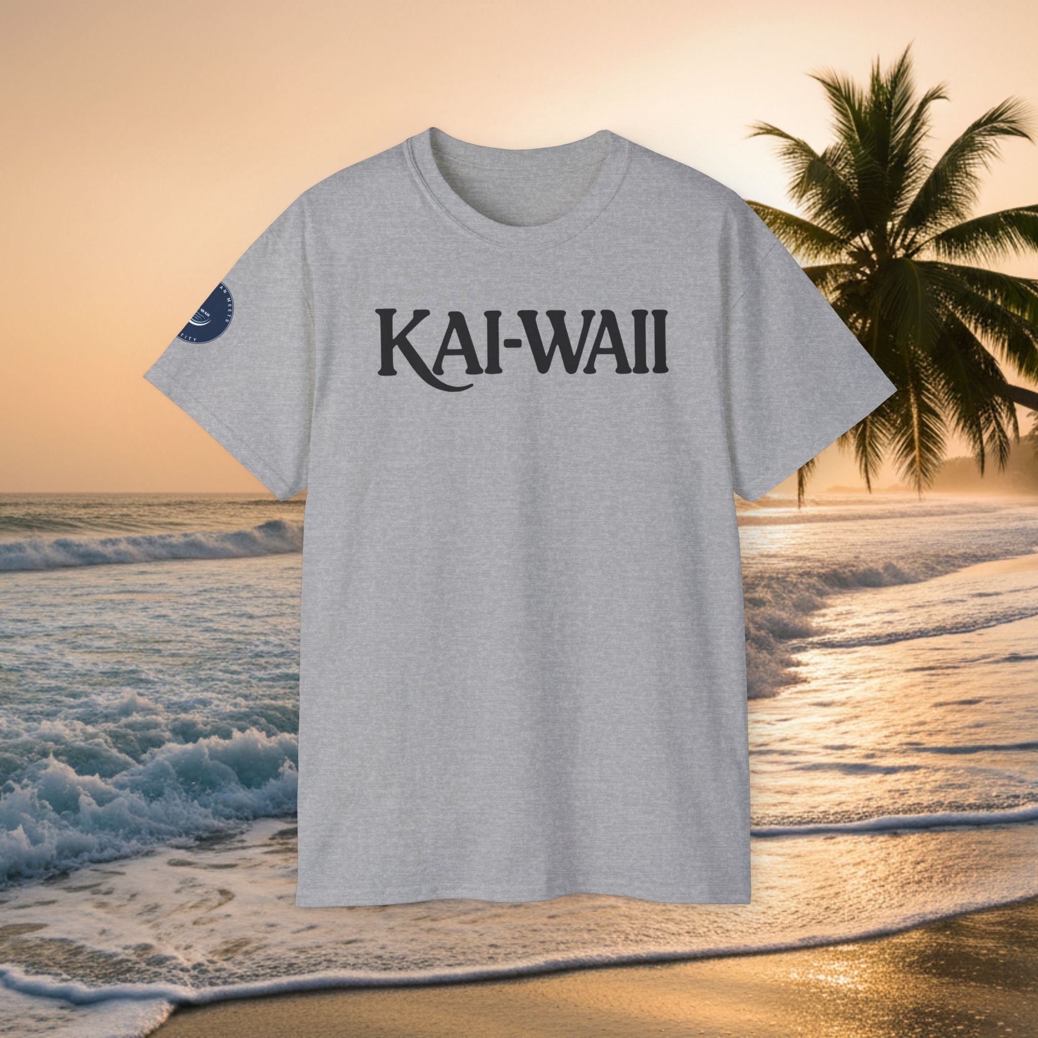 KAI-WAII Beach T-Shirt — Vintage Hawaiian Surf Tee