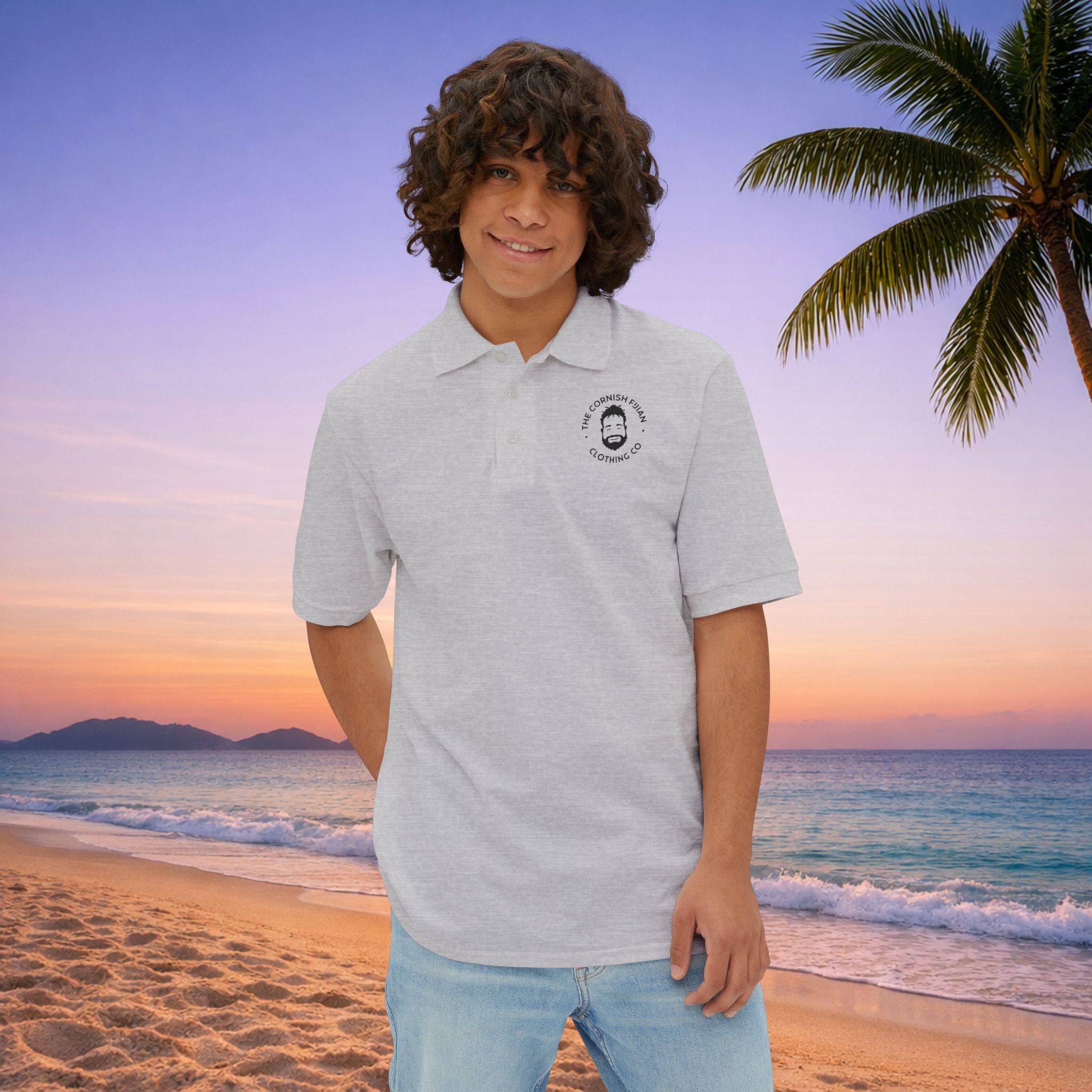 'The Cornish Fijian' - Men's Pique Polo