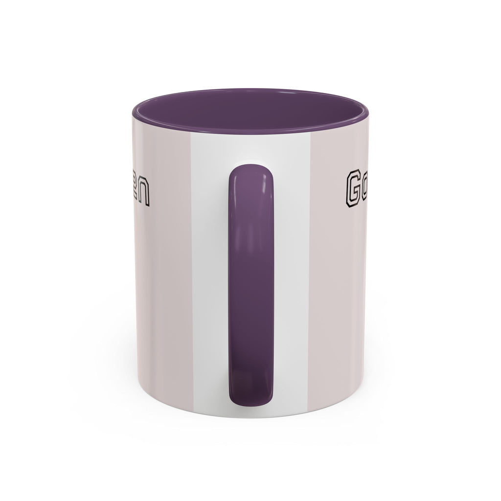 Motivational Accent Coffee Mug — "God Made It Happen" Inspirational Latte Mug